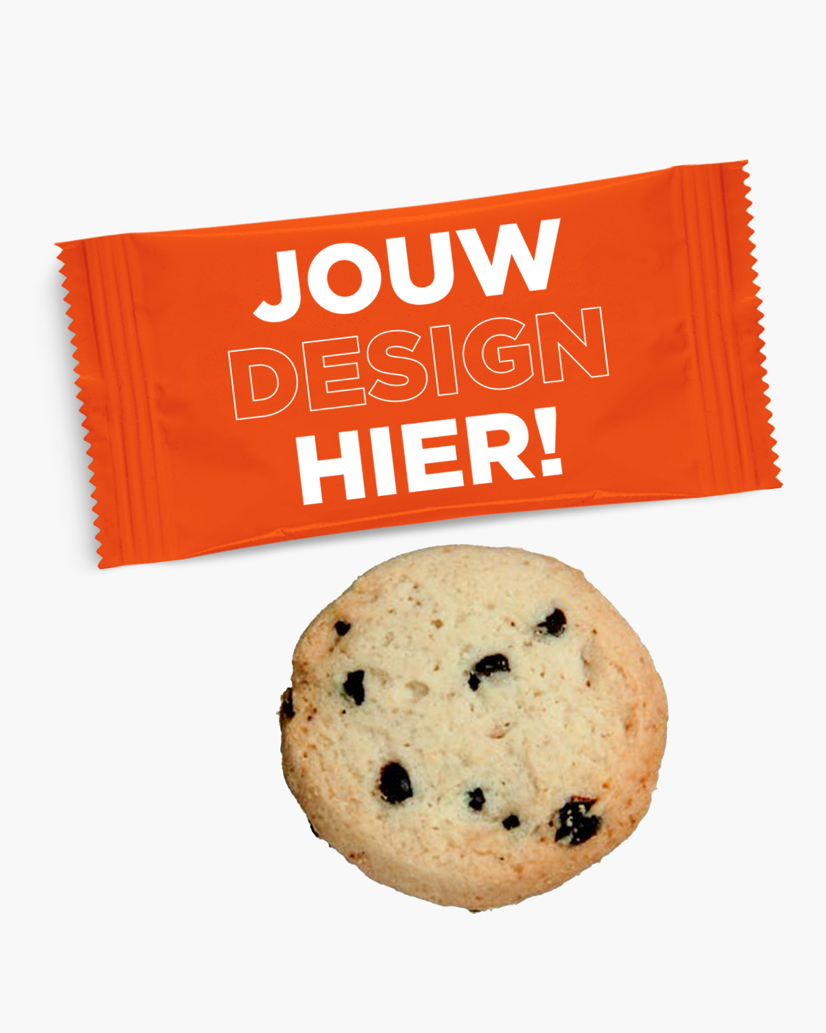 Chocolade sinaasappelkoekjes biologisch 7 g bedrukken