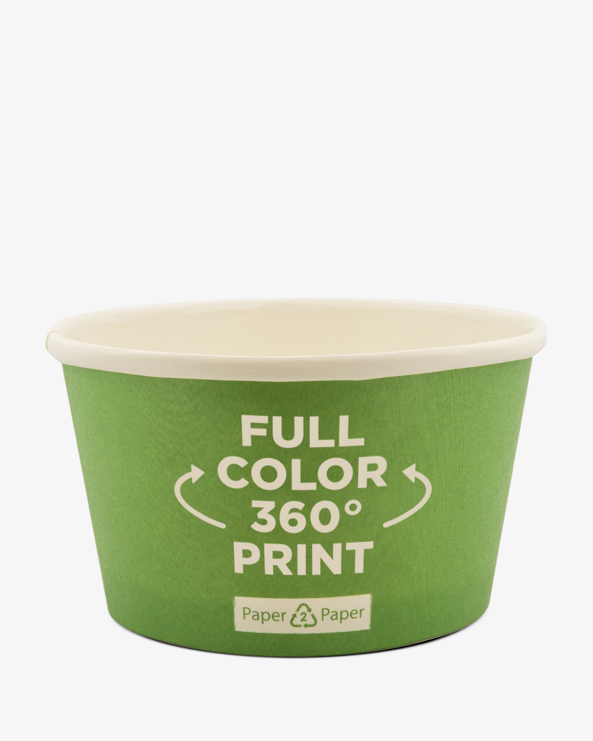 IJsbekers Paper2Paper Medium 6 oz (150 ml) bedrukken
