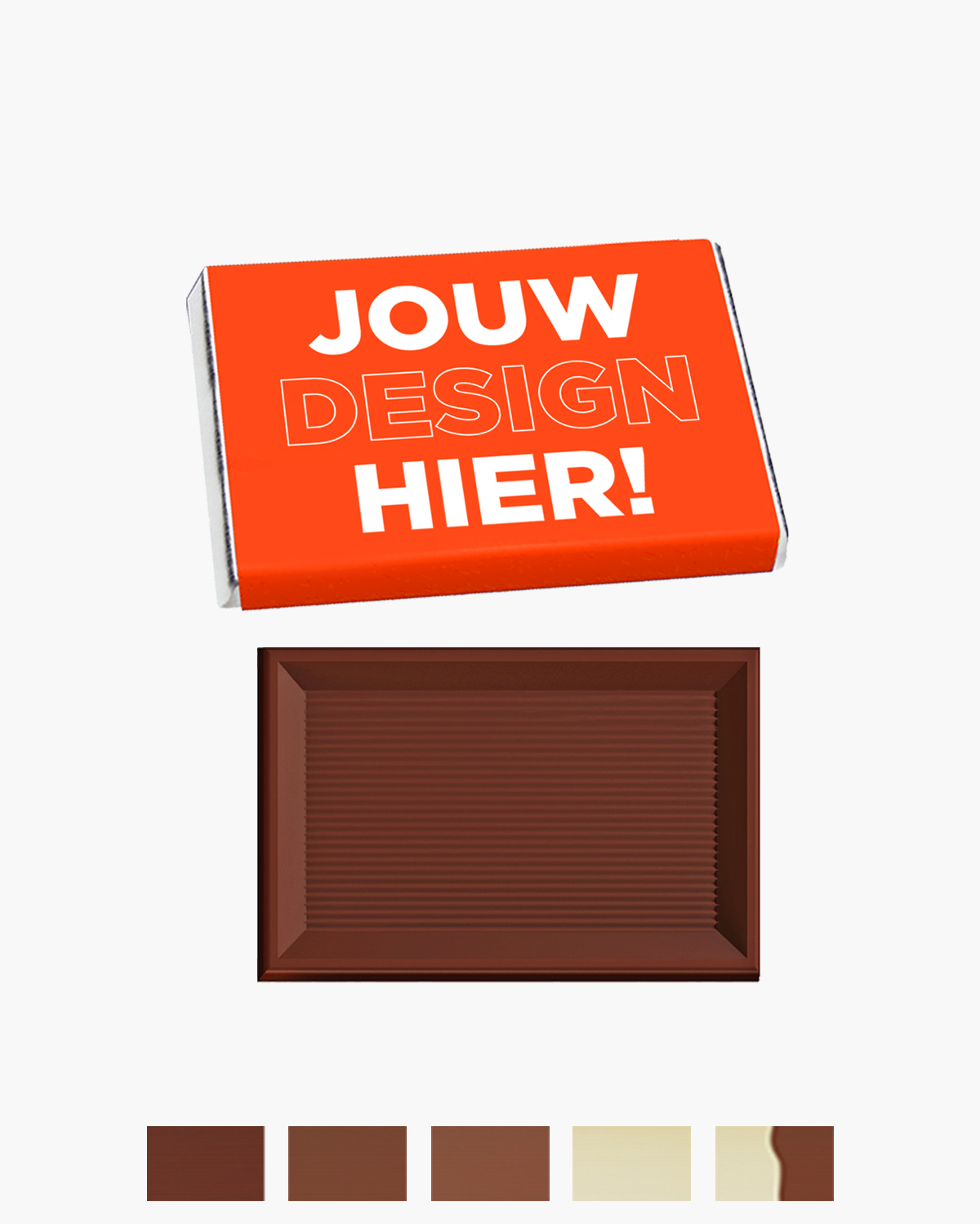 Napolitain chocolaatjes 10 gr bedrukken