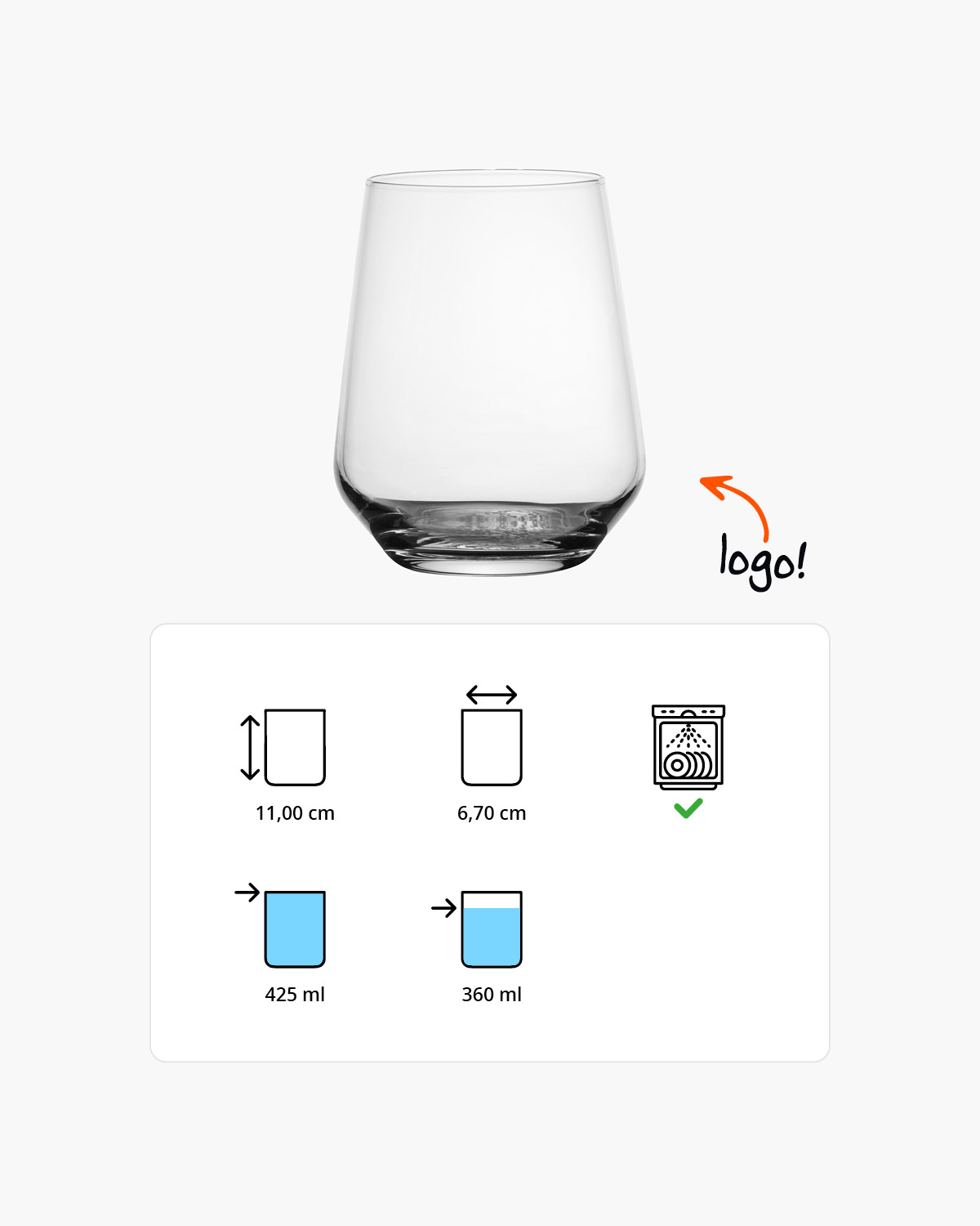 Abby tumbler 425 ml Bedrukt of Lasergravure  of Gravurelook  sfeerfoto 2