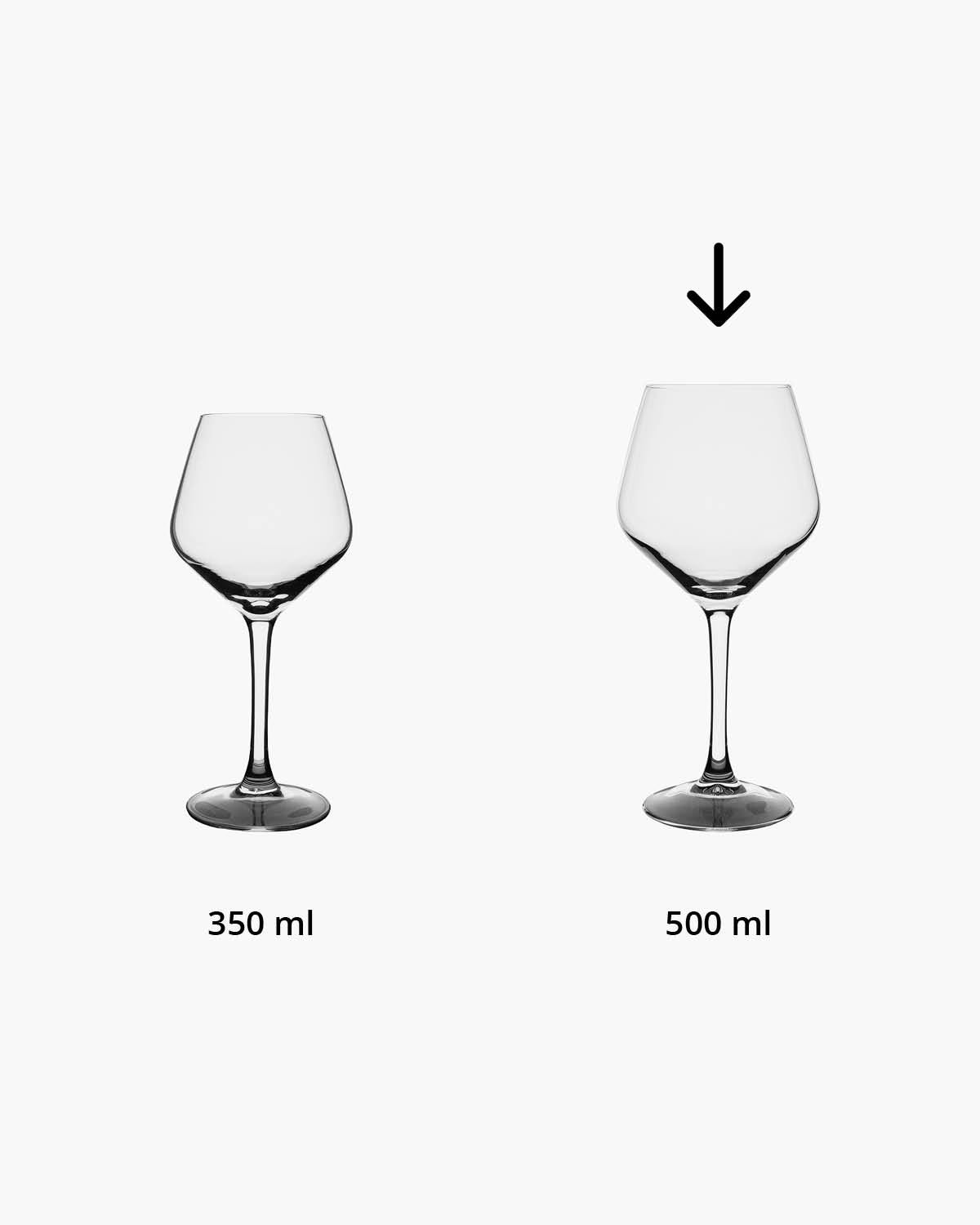 Armin wijnglas 500 ml Bedrukt of Lasergravure  of Gravurelook  sfeerfoto 2