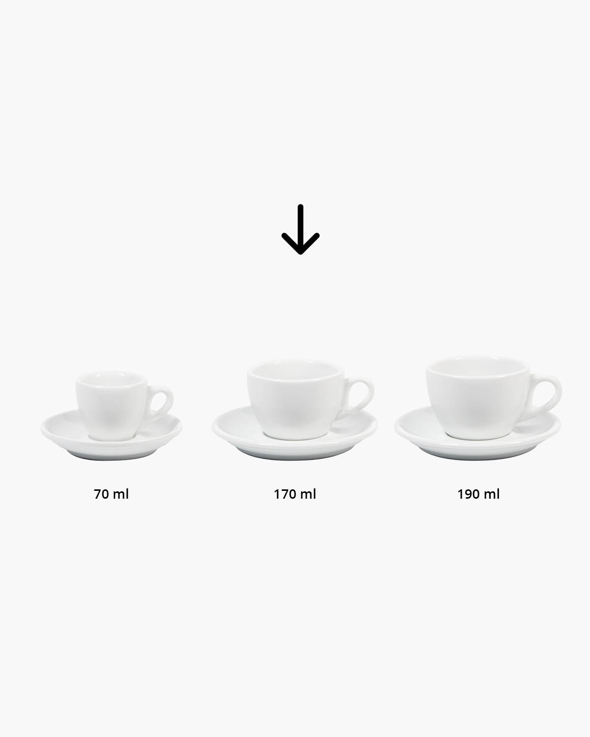 Barista kop en schotel 170 ml Bedrukt sfeerfoto 2