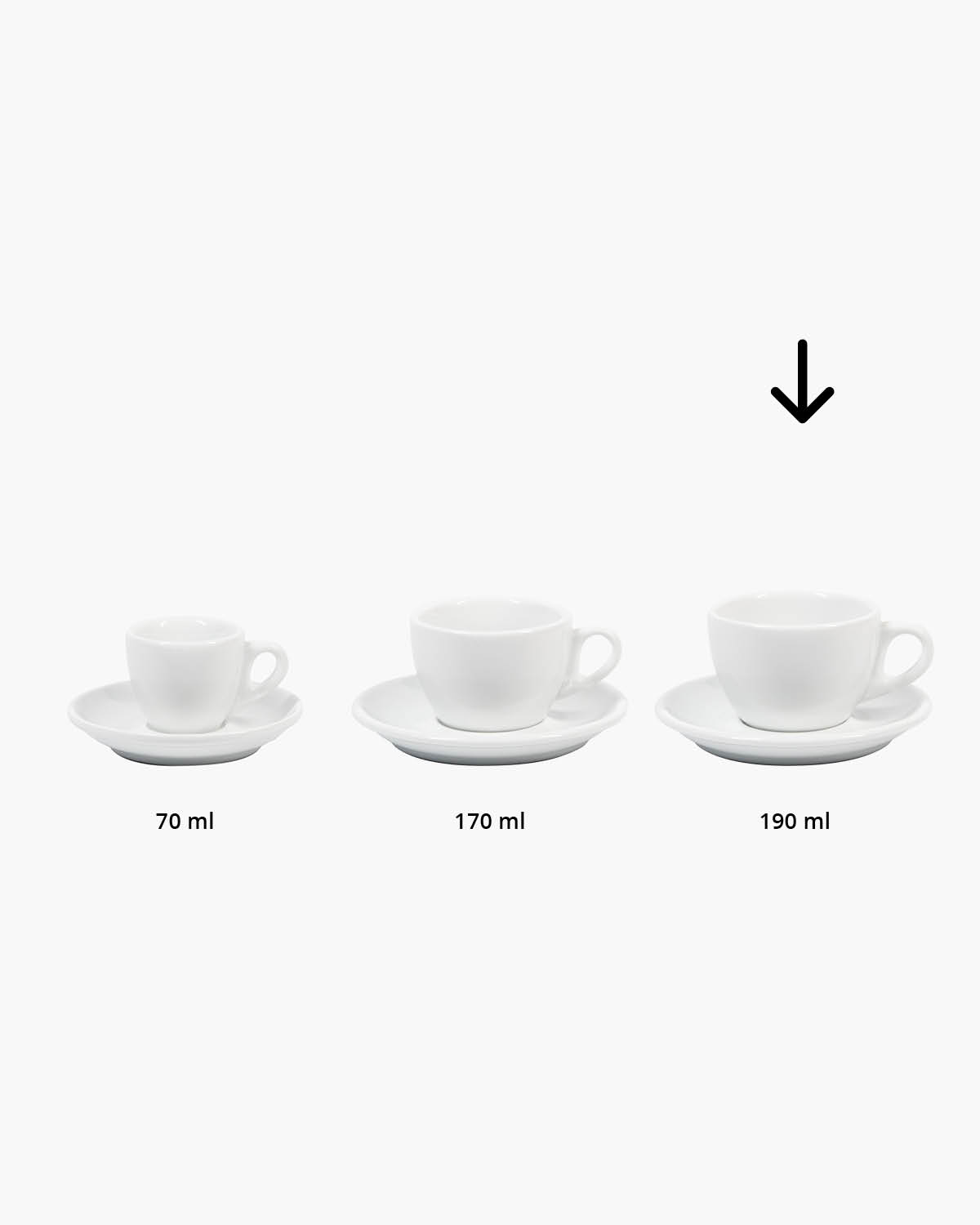 Barista kop en schotel 190 ml Bedrukt sfeerfoto 2