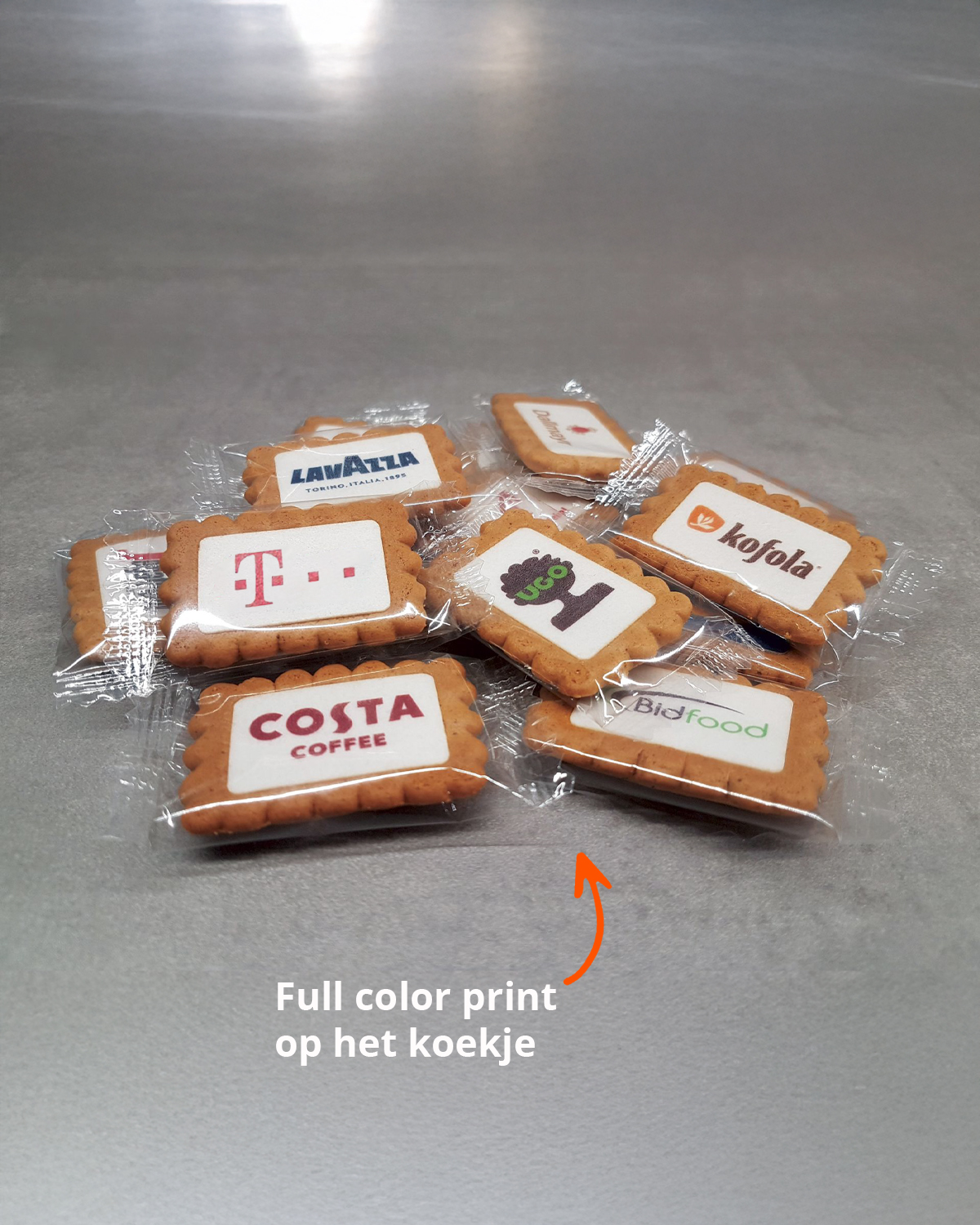 Gingerbread koekjes naturel 5 g Bedrukt (op koekje)  sfeerfoto 4