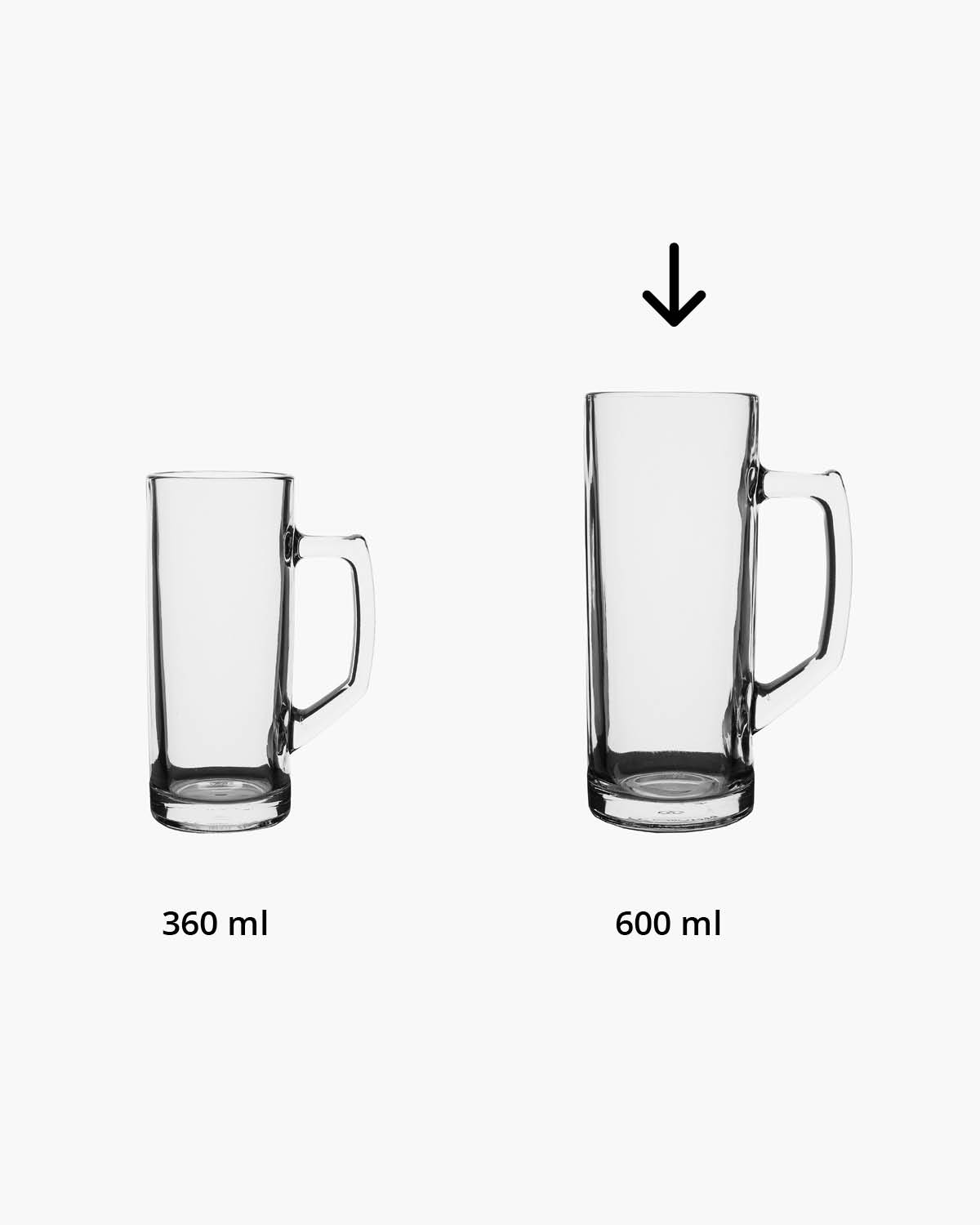 Berlijn bierpul 600 ml Bedrukt of Lasergravure  of Gravurelook  sfeerfoto 2