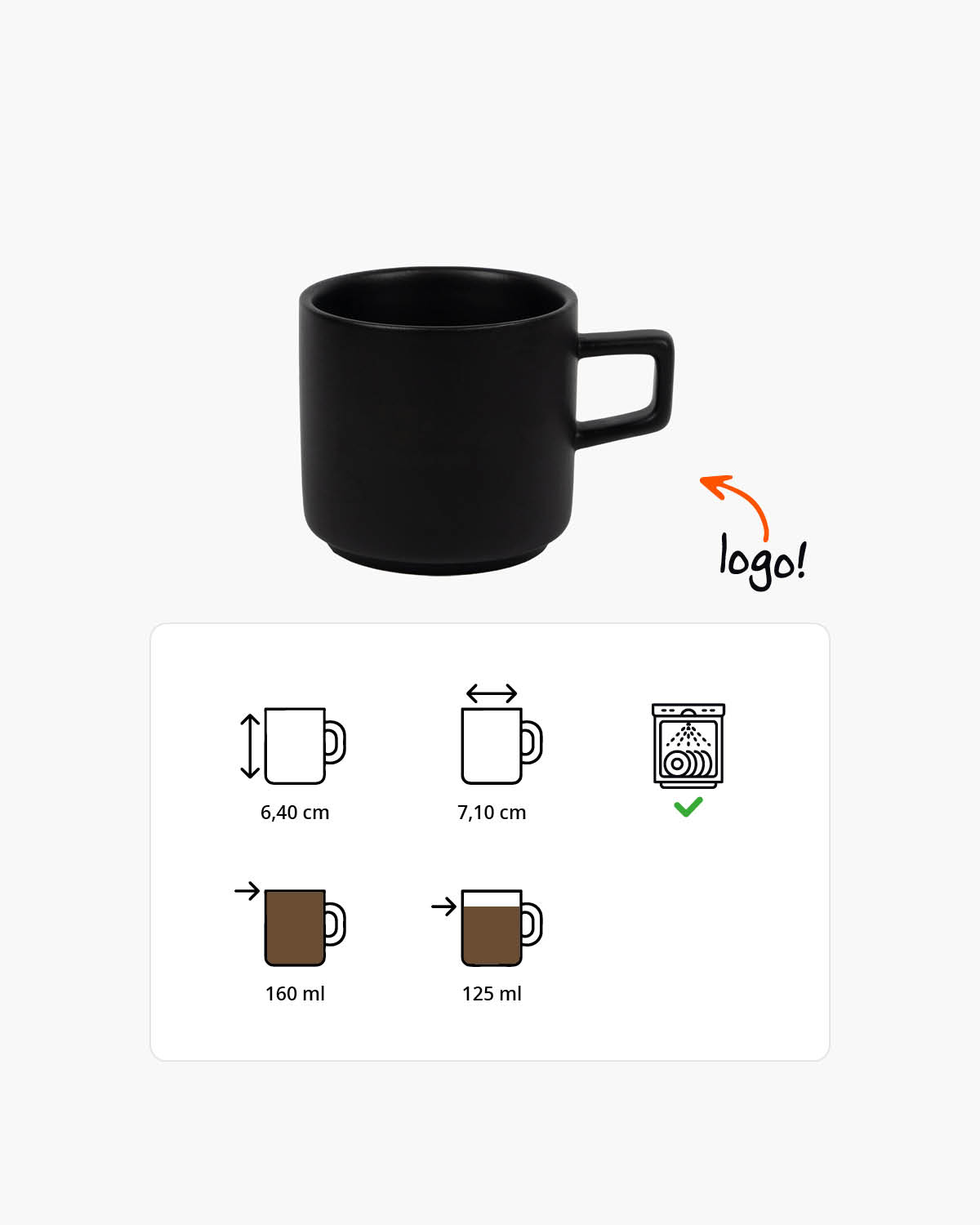 Blackwell kopje 160 ml Bedrukt sfeerfoto 1