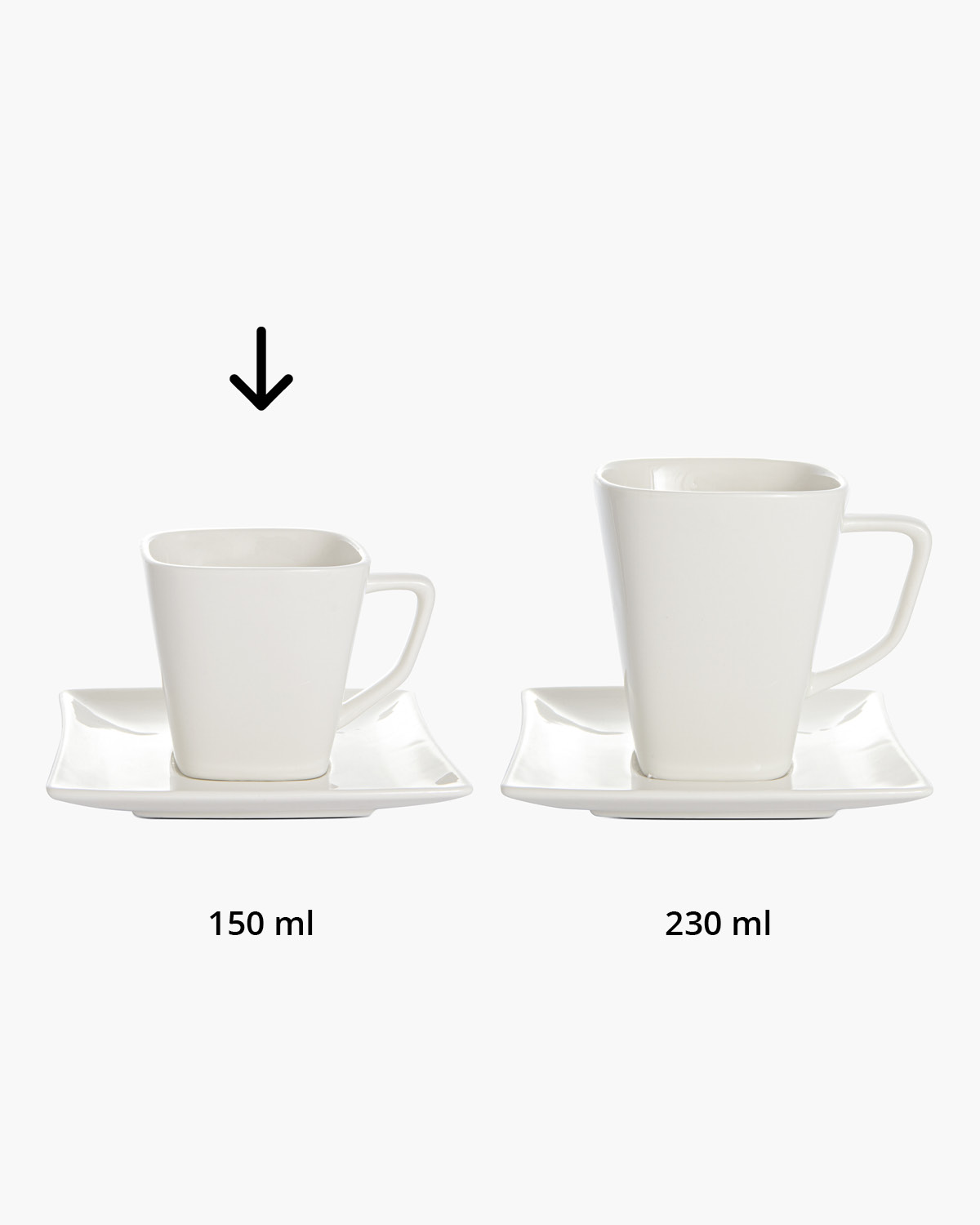 Breda kop en schotel 150 ml Bedrukt sfeerfoto 3