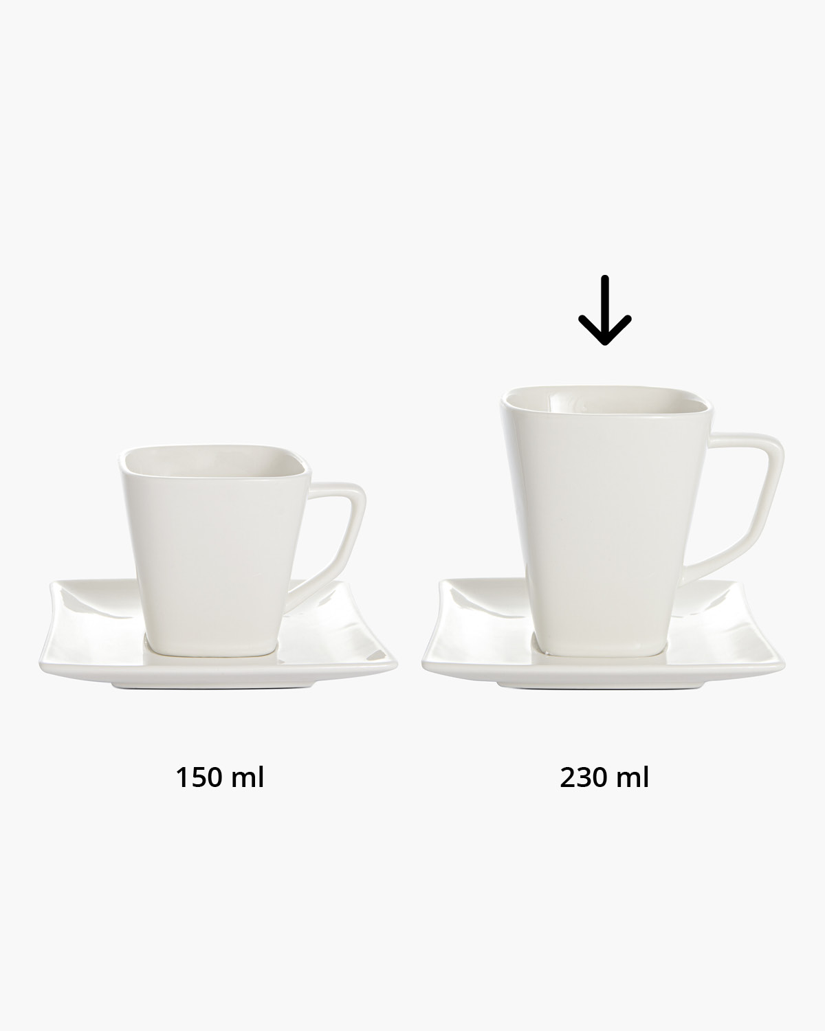 Breda kop en schotel 230 ml Bedrukt sfeerfoto 3