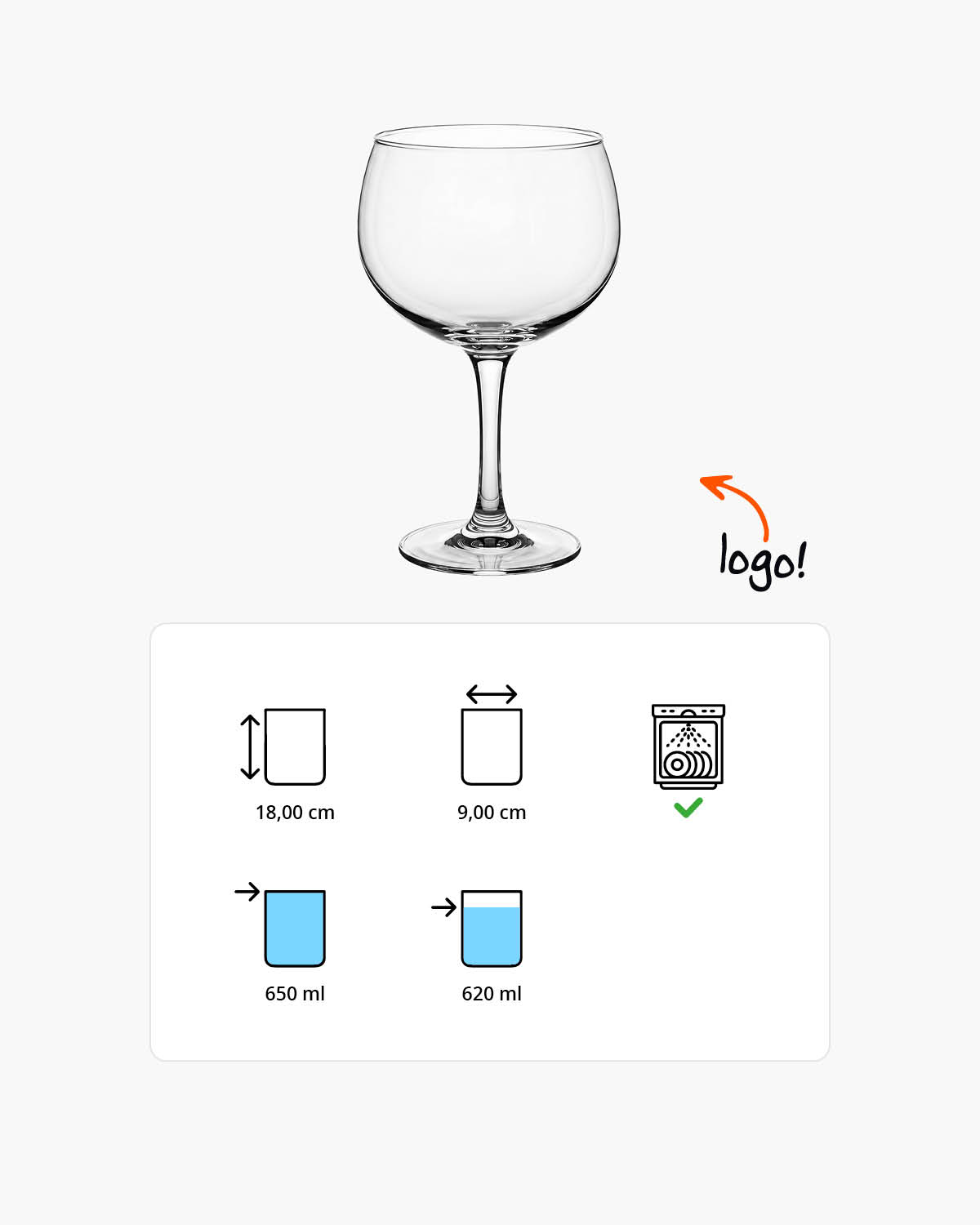 Cairo gin tonic glas 650 ml Bedrukt of Lasergravure  of Gravurelook  sfeerfoto 1