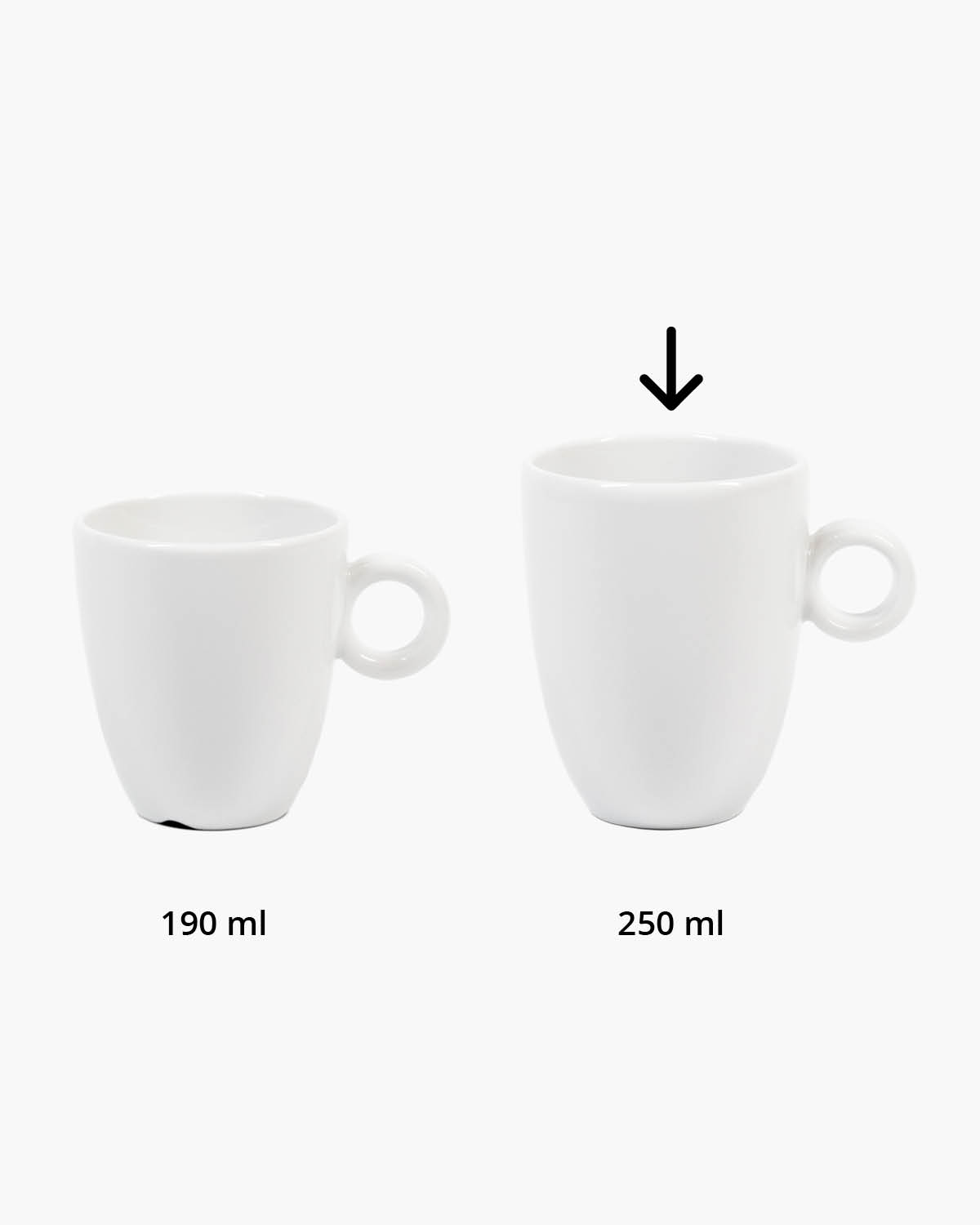 California mok 250 ml Bedrukt sfeerfoto 3