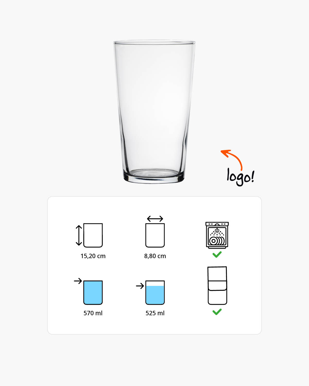 Connor tumbler 570 ml Bedrukt of Lasergravure  of Gravurelook  sfeerfoto 2