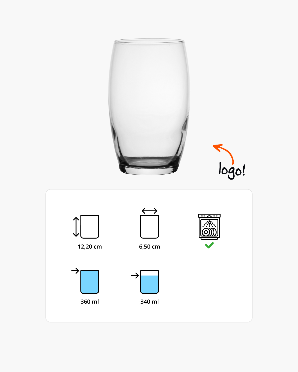 Cosy Things longdrinkglas 360 ml Bedrukt of Lasergravure  of Gravurelook  sfeerfoto 1