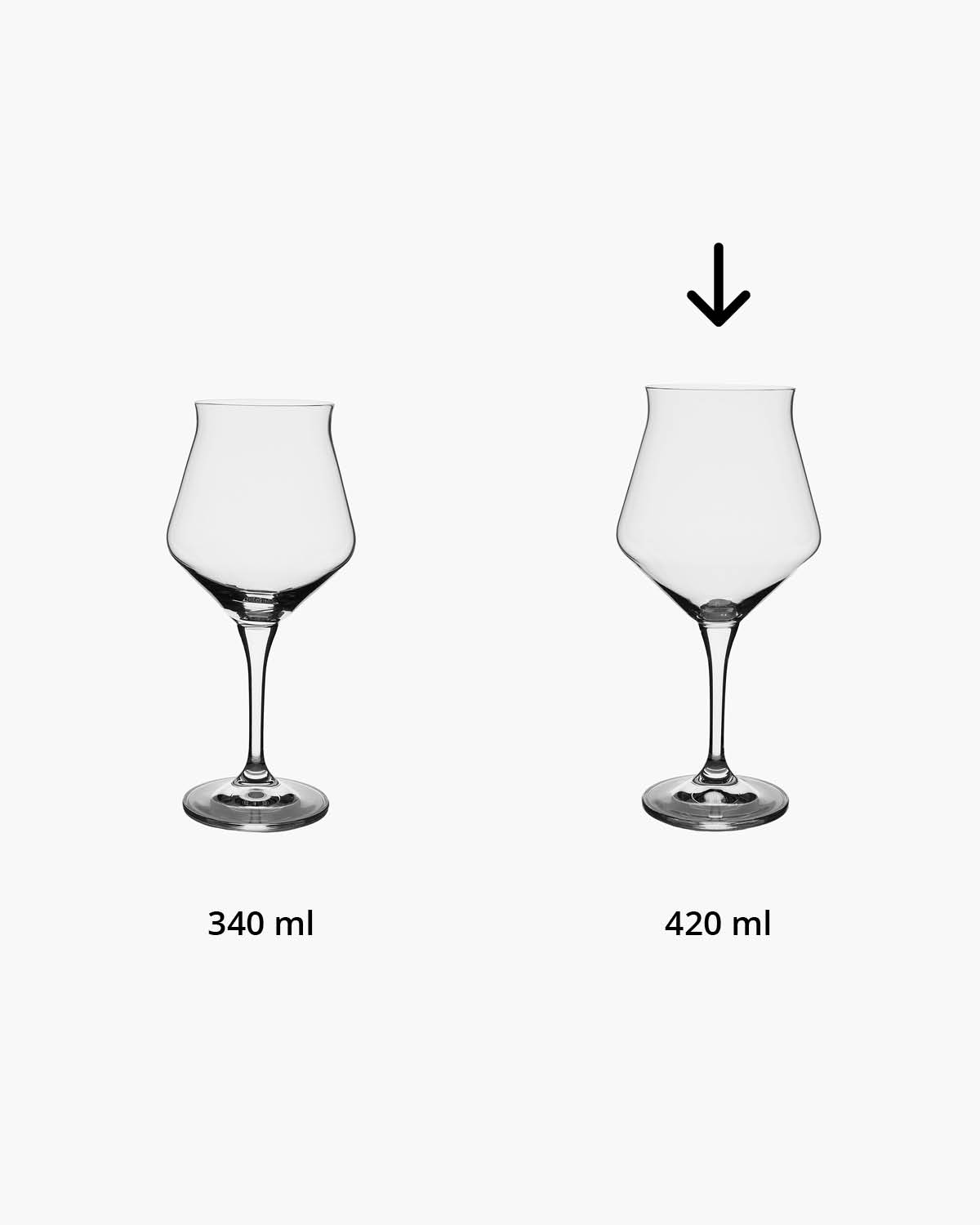 Curt bierglas 420 ml Bedrukt of Lasergravure  of Gravurelook  sfeerfoto 2