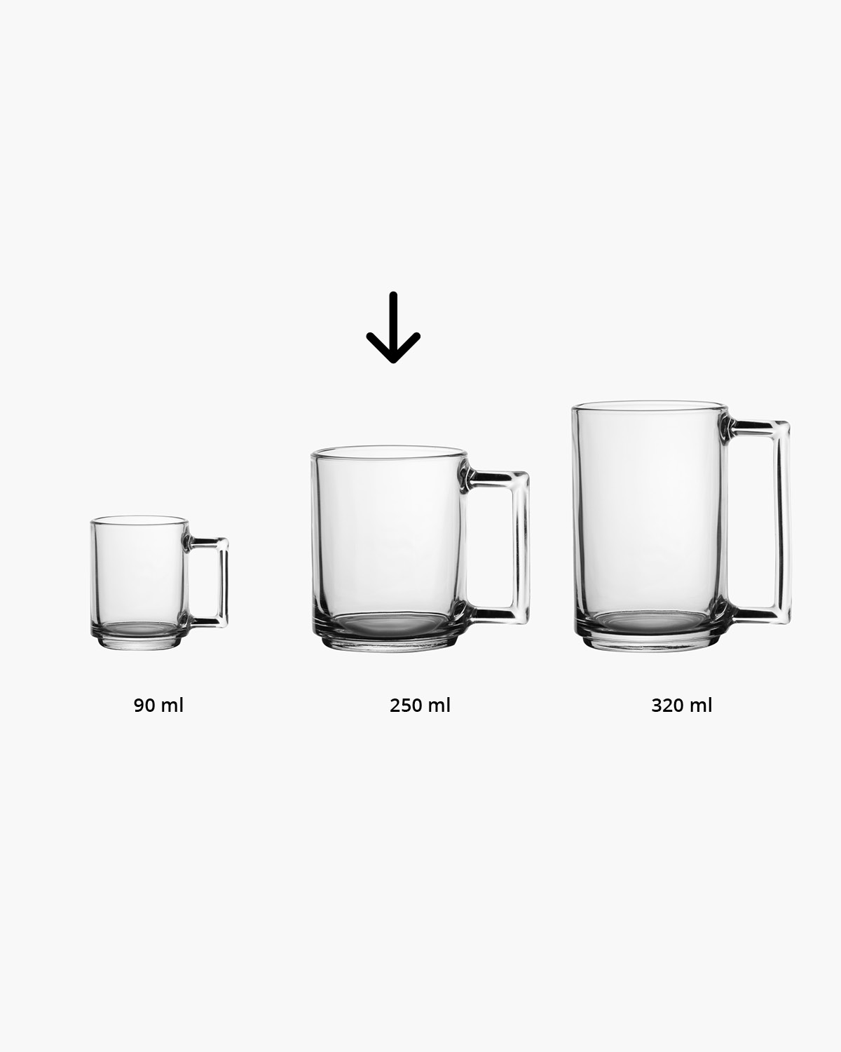 Delta theeglas 250 ml Lasergravure  of Bedrukt (1 kleur)  sfeerfoto 2