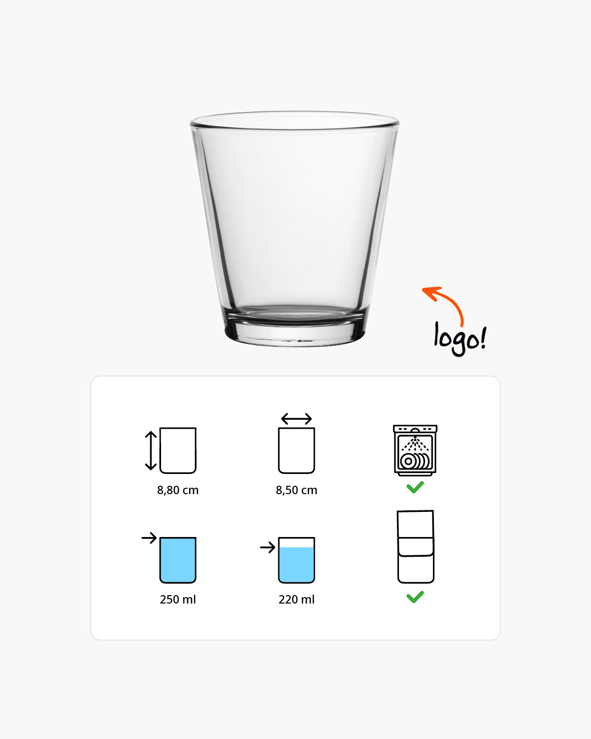 Deventer tumbler 250 ml Bedrukt of Lasergravure  of Gravurelook  sfeerfoto 1