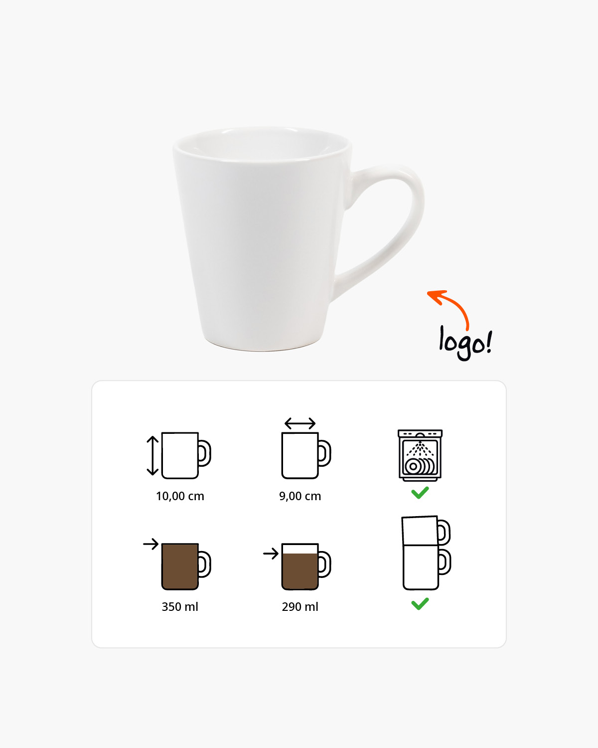 Duna mok 350 ml Bedrukt sfeerfoto 1