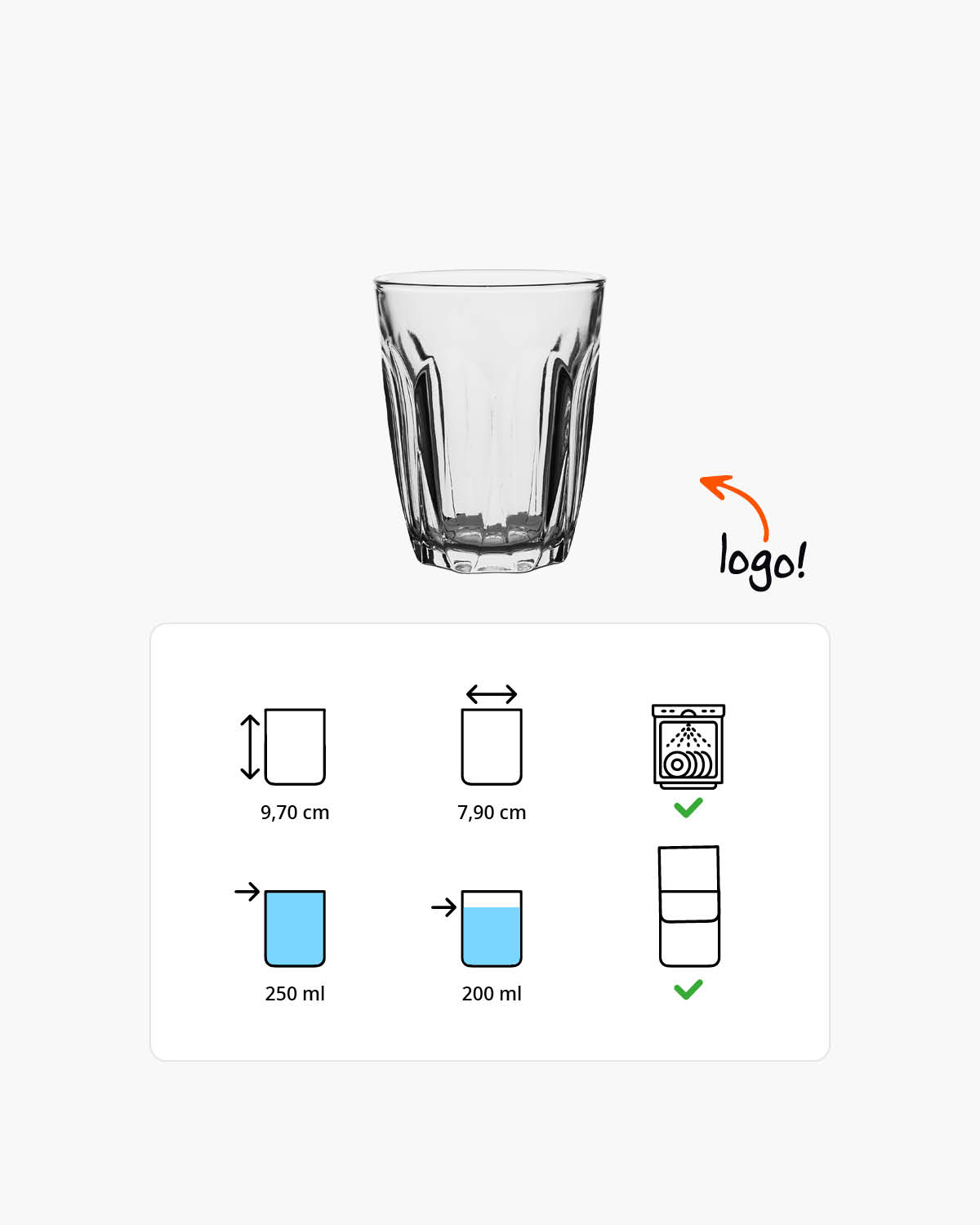 Duron tumbler 250 ml Bedrukt of Lasergravure  of Gravurelook  sfeerfoto 1
