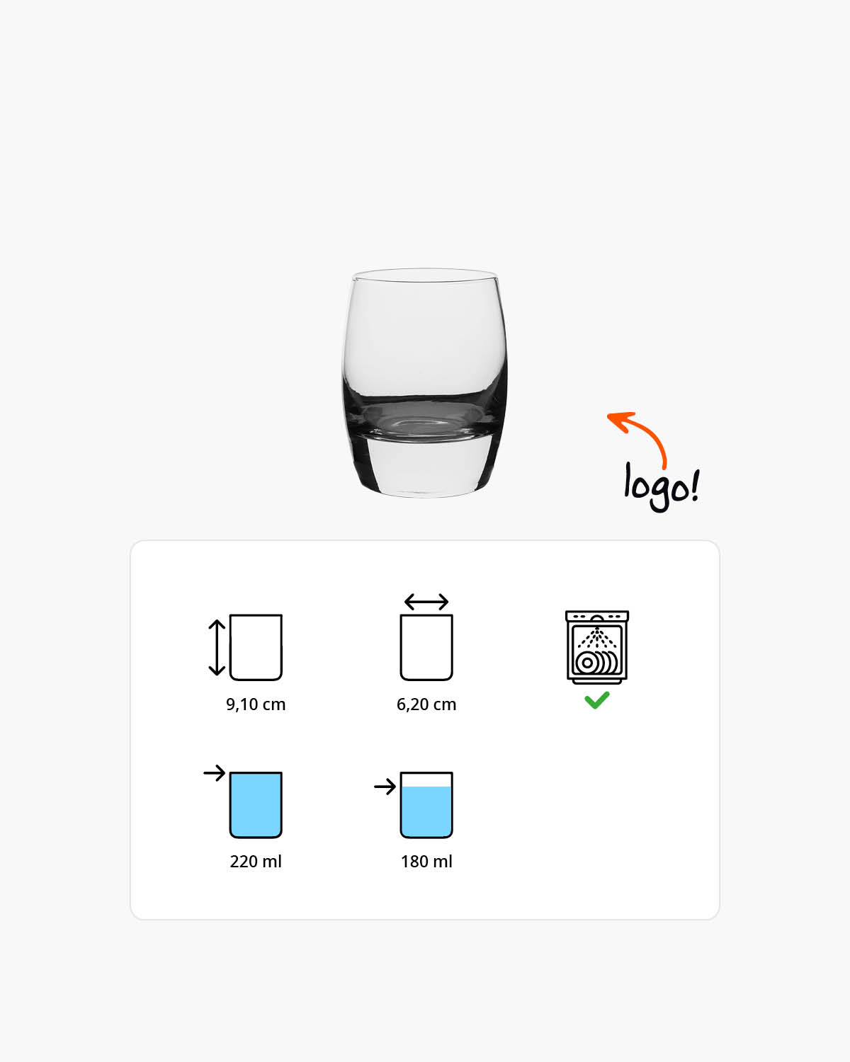 Elvessa tumbler 220 ml Bedrukt of Lasergravure  of Gravurelook  sfeerfoto 1