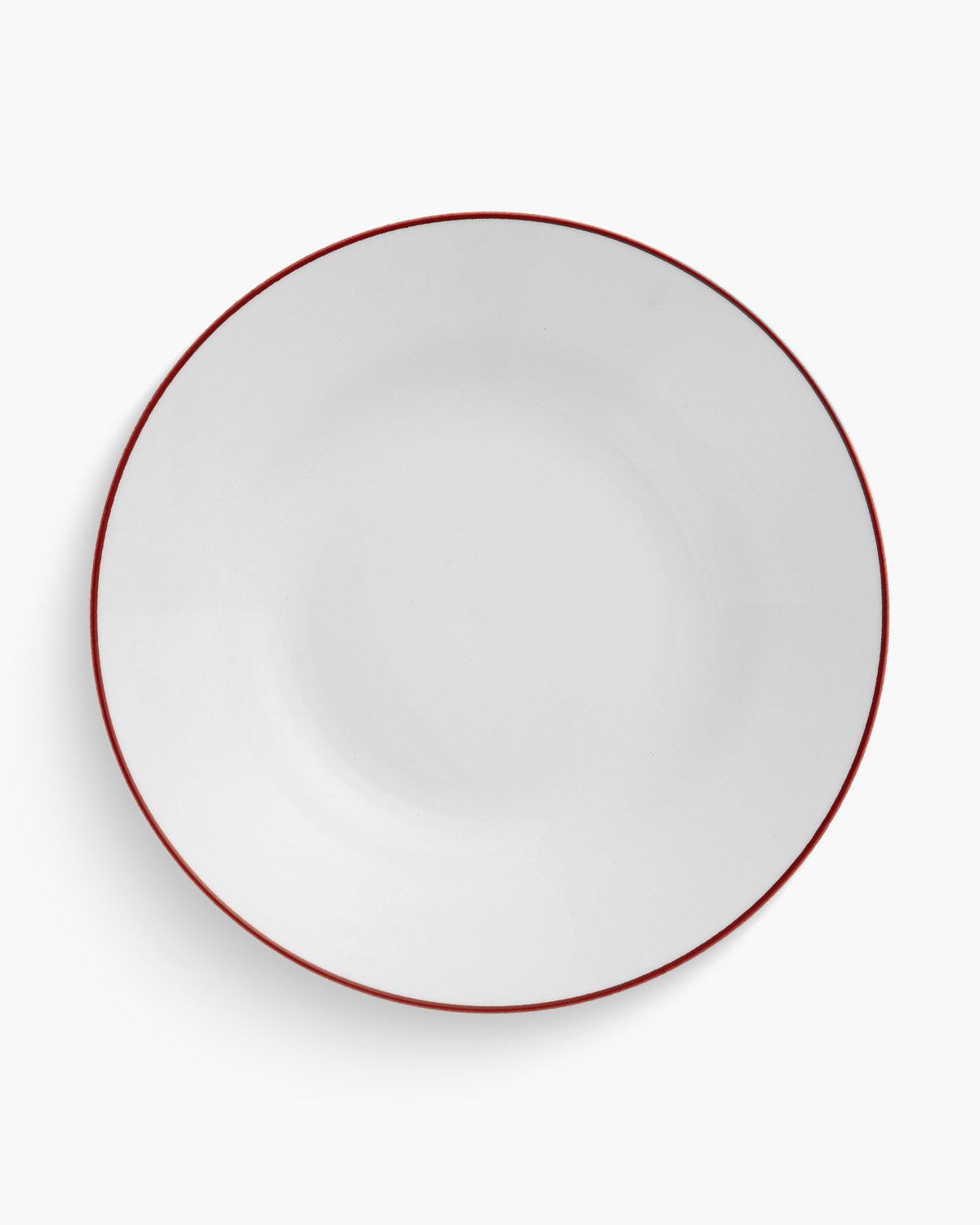 Geneve bord met gekleurde rand diep 23 cm Bedrukt sfeerfoto 1
