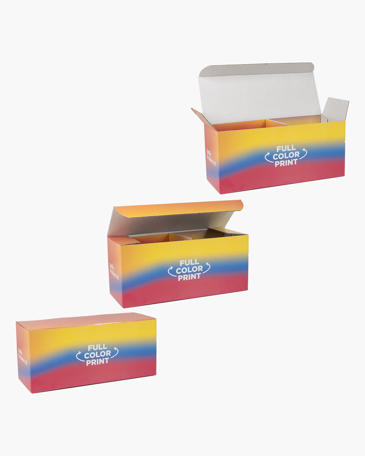 Geschenkdoos voor 2 mokken of kopjes Bedrukt (full color) sfeerfoto 5