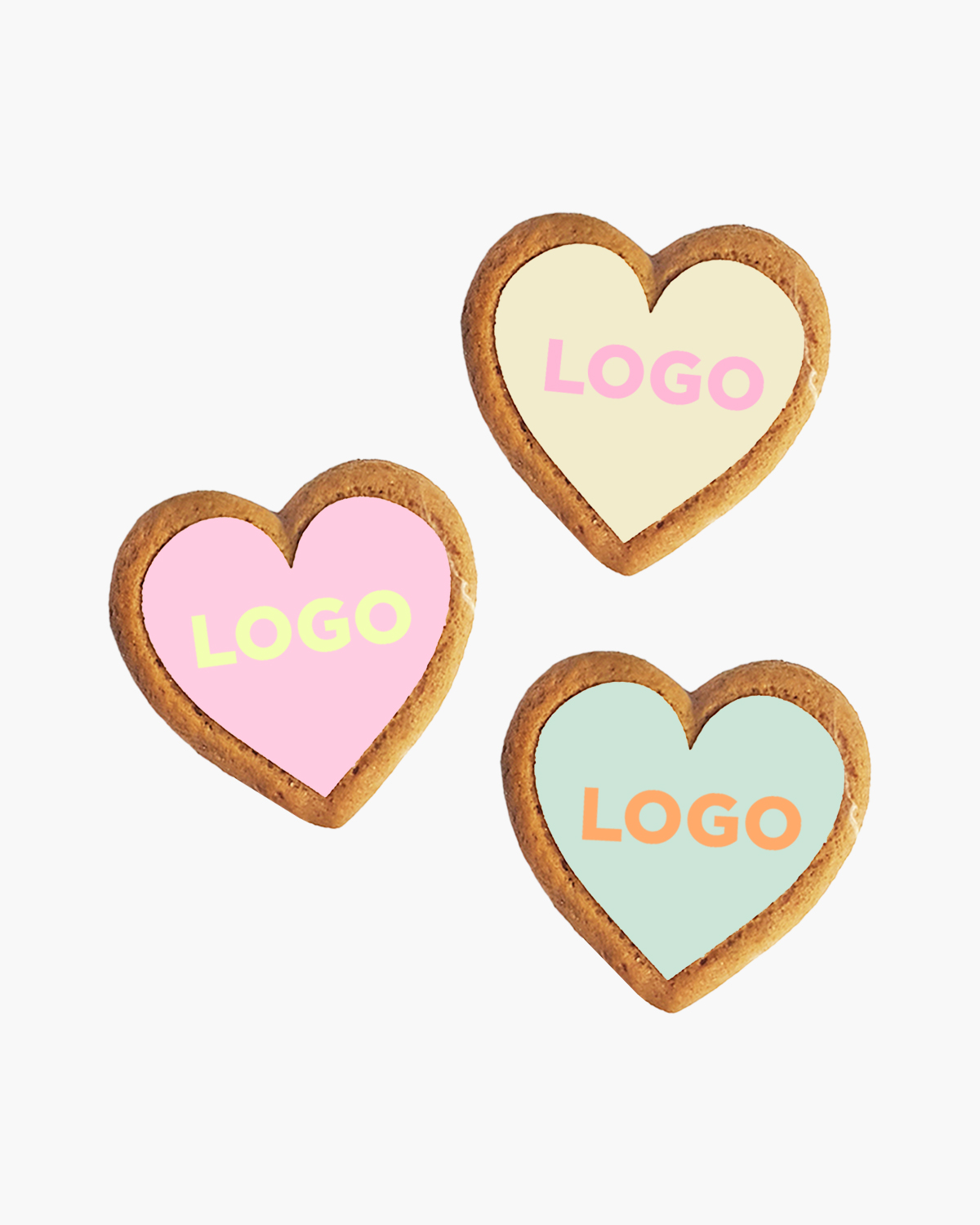 Gingerbread koekjes hartje naturel 3 g Bedrukt (op koekje)  sfeerfoto 3