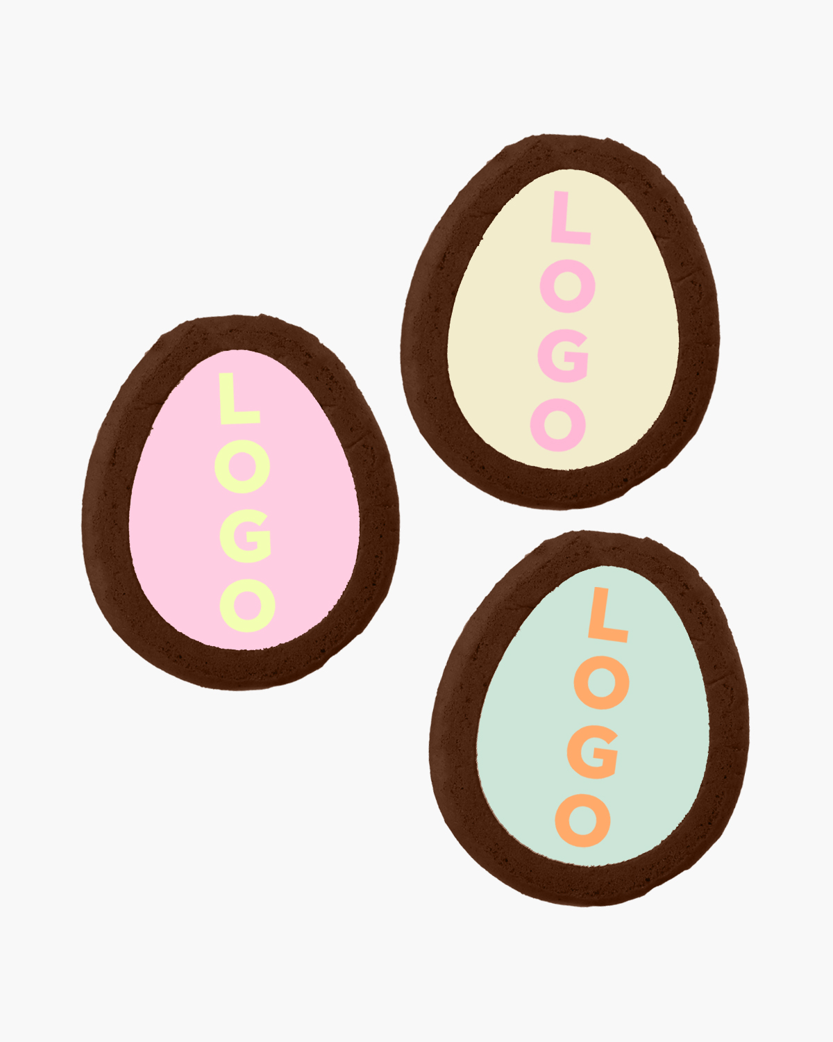 Gingerbread koekjes ovaal chocolade zeezout 6 g Bedrukt (op koekje)  sfeerfoto 2