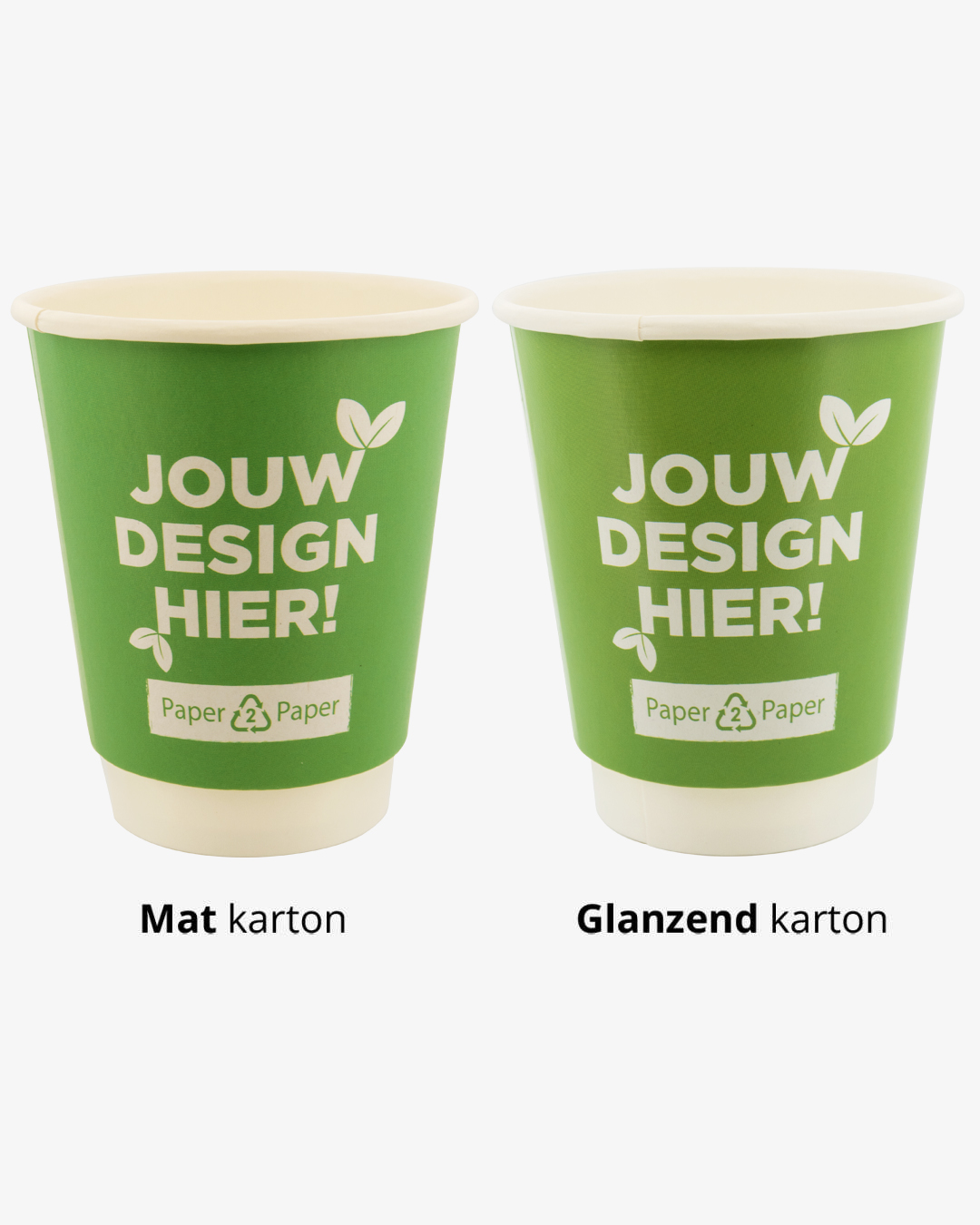 Koffiebekers dubbelwandig Paper2Paper 12 oz (350 ml) Bedrukt (full color) sfeerfoto 3