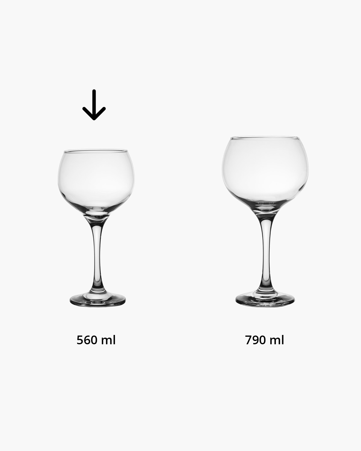 Hugh gin tonic glas 560 ml Bedrukt of Lasergravure  of Gravurelook  sfeerfoto 2