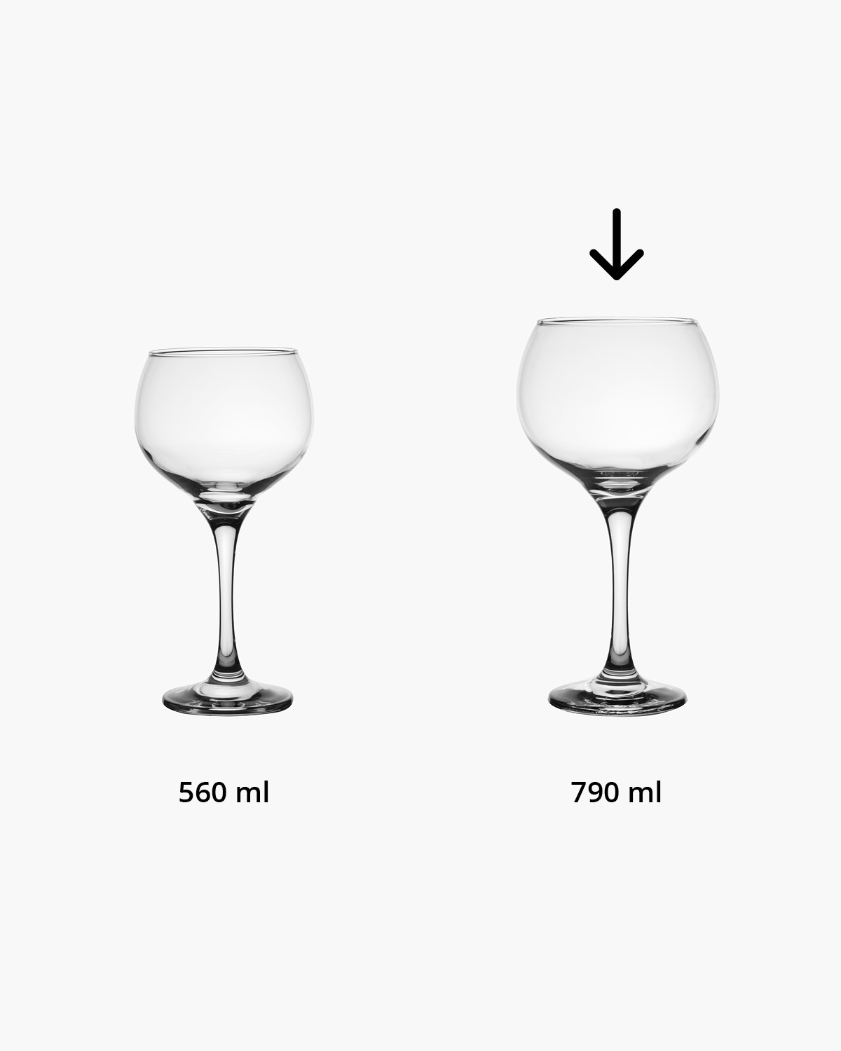 Hugh gin tonic glas 790 ml Bedrukt of Lasergravure  of Gravurelook  sfeerfoto 2
