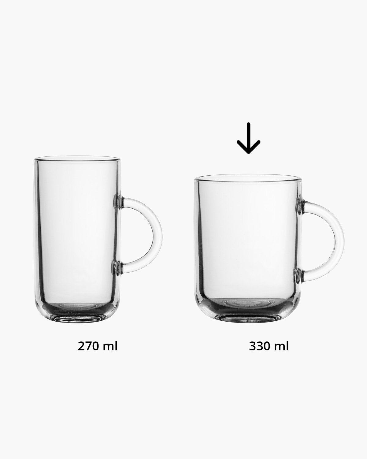 Iconyx theeglas 330 ml Lasergravure  of Bedrukt (1 kleur)  sfeerfoto 2
