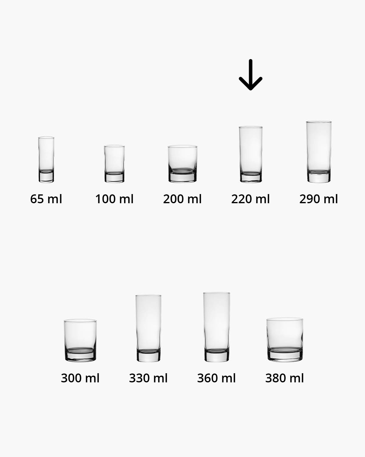Island longdrinkglas 220 ml Bedrukt of Lasergravure  of Gravurelook  sfeerfoto 2