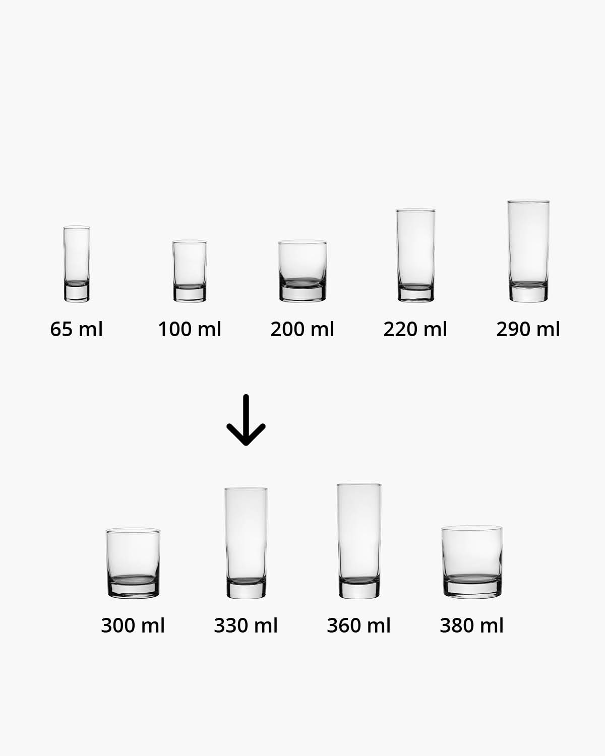 Island longdrinkglas 330 ml Bedrukt of Lasergravure  of Gravurelook  sfeerfoto 2