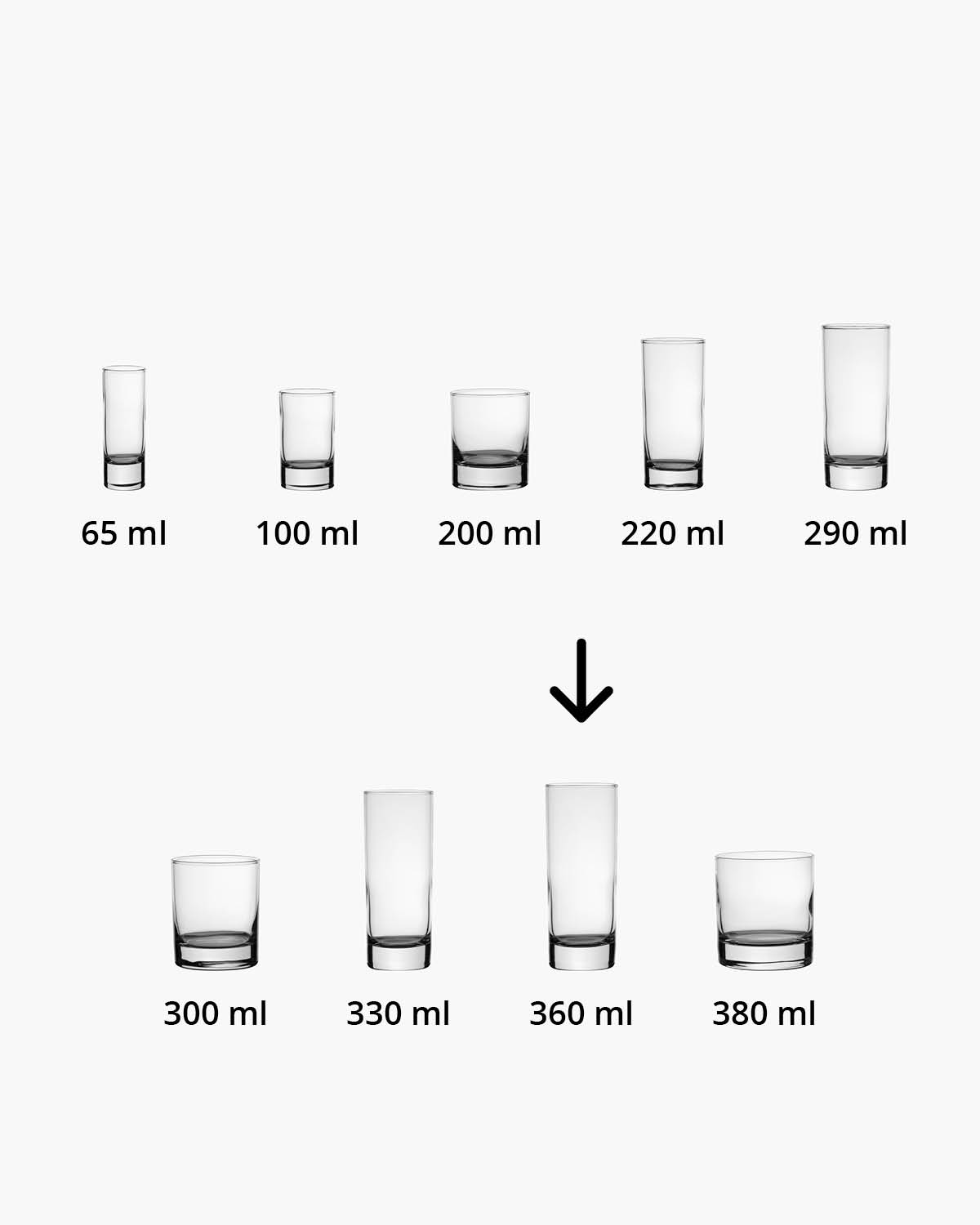 Island longdrinkglas 360 ml Bedrukt sfeerfoto 2