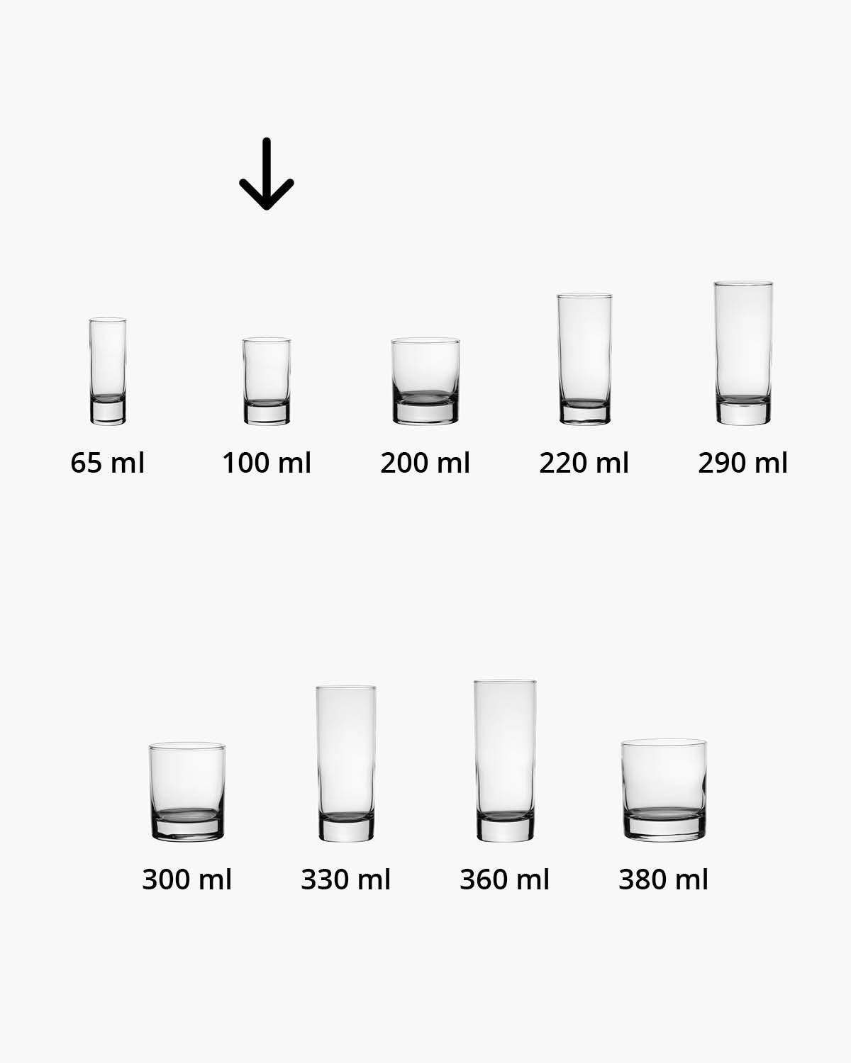 Island shotglas 100 ml Bedrukt of Lasergravure  of Gravurelook  sfeerfoto 2