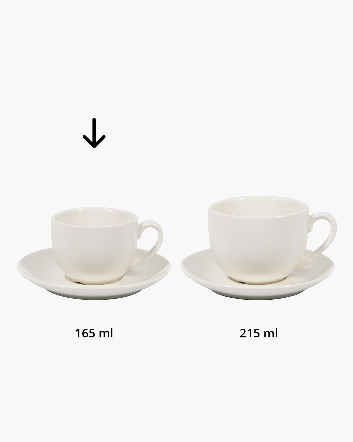 Ivora kop en schotel 165 ml Bedrukt sfeerfoto 2