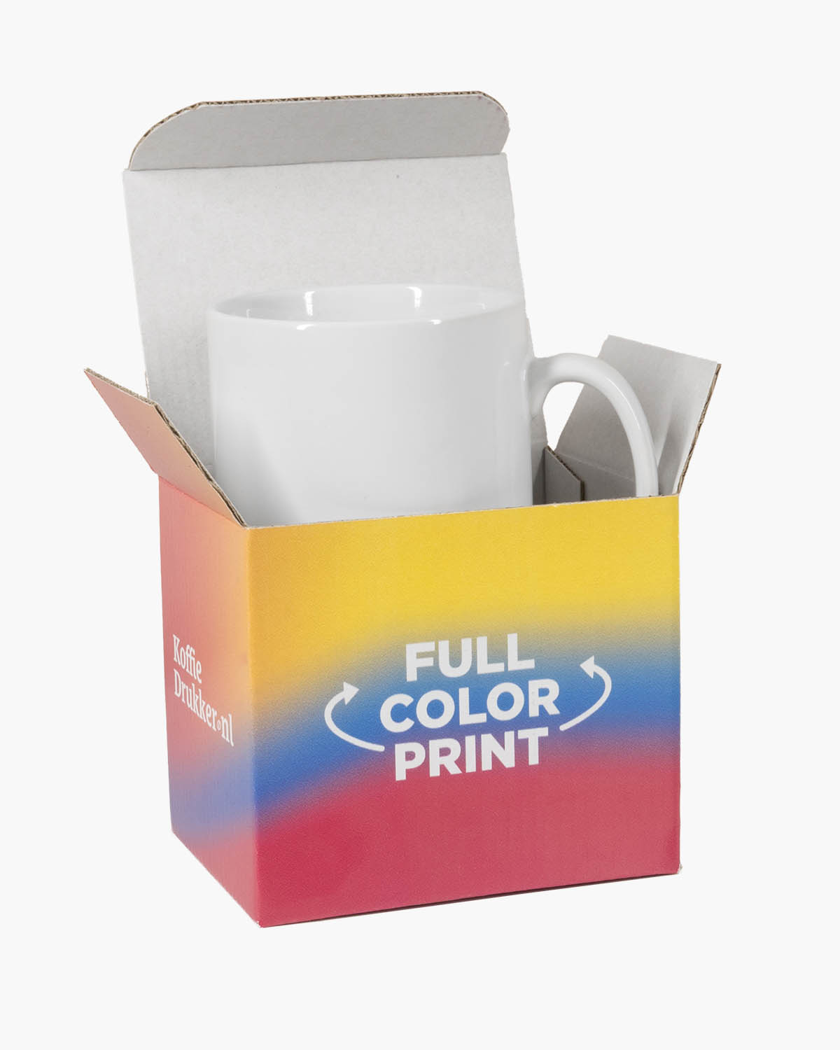 Geschenkdoos voor 1 mok of kopje Bedrukt (full color) sfeerfoto 2