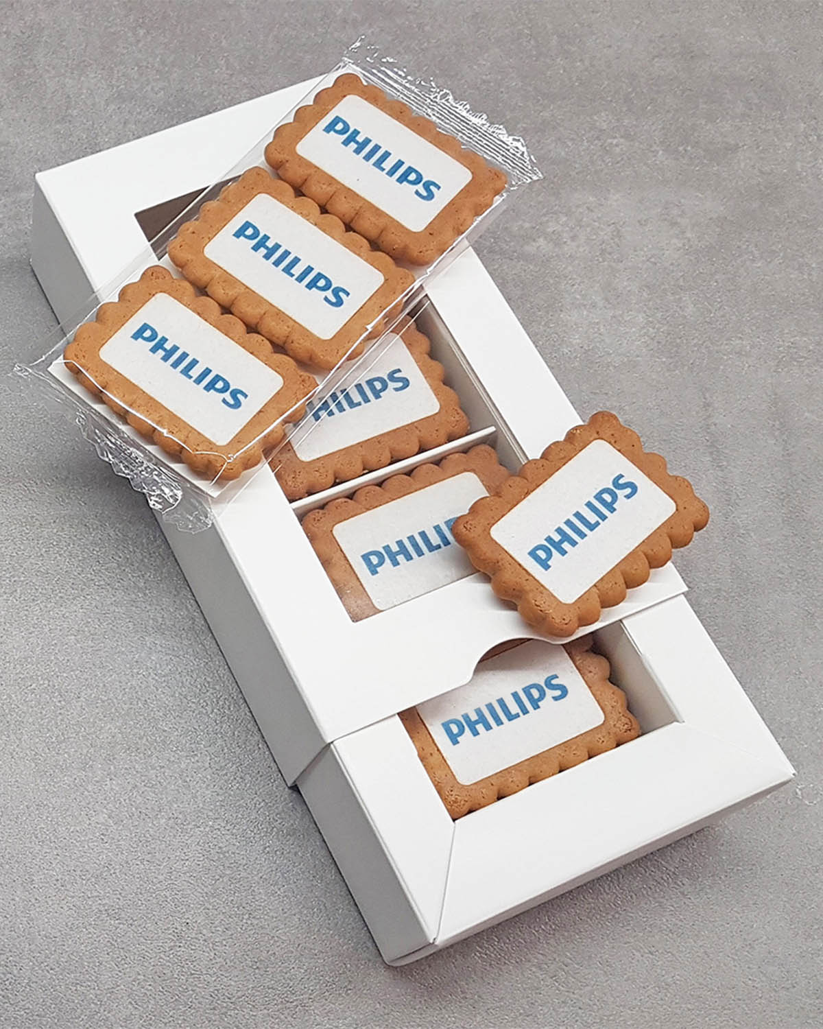 Gingerbread koekjes chocolade zeezout 5 g Bedrukt (op koekje)  sfeerfoto 7