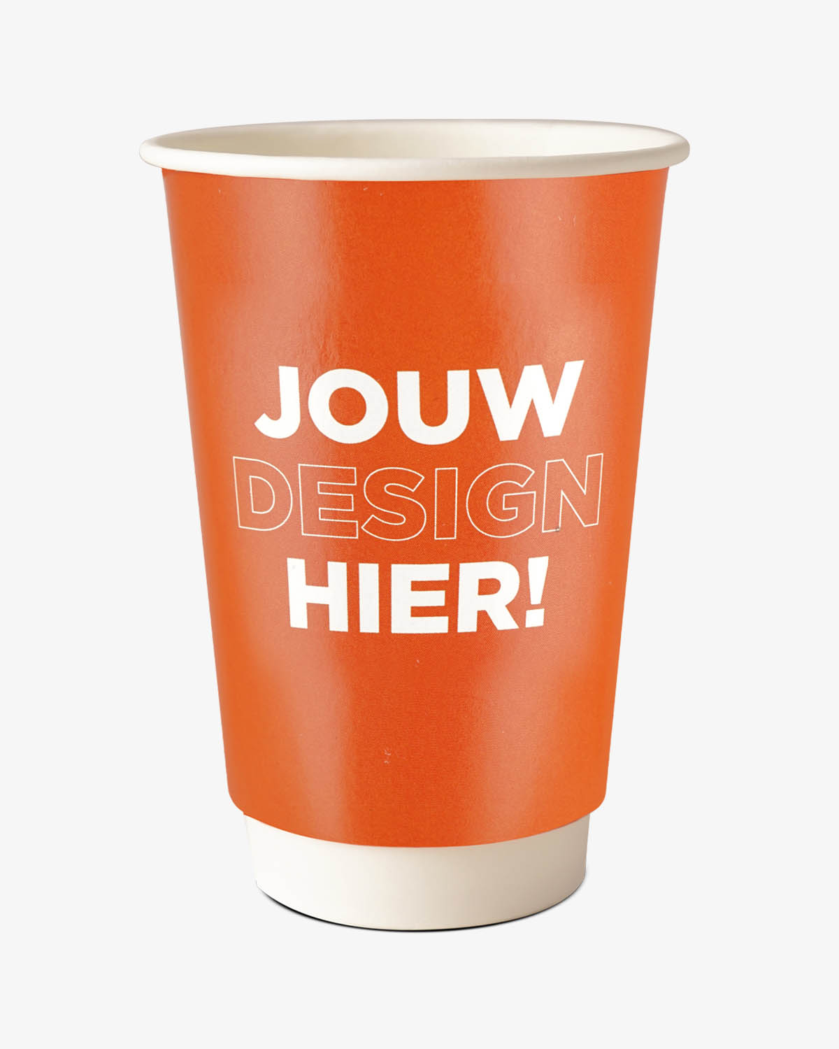 Koffiebekers dubbelwandig 16 oz (450 ml) Bedrukt (full color) sfeerfoto 6