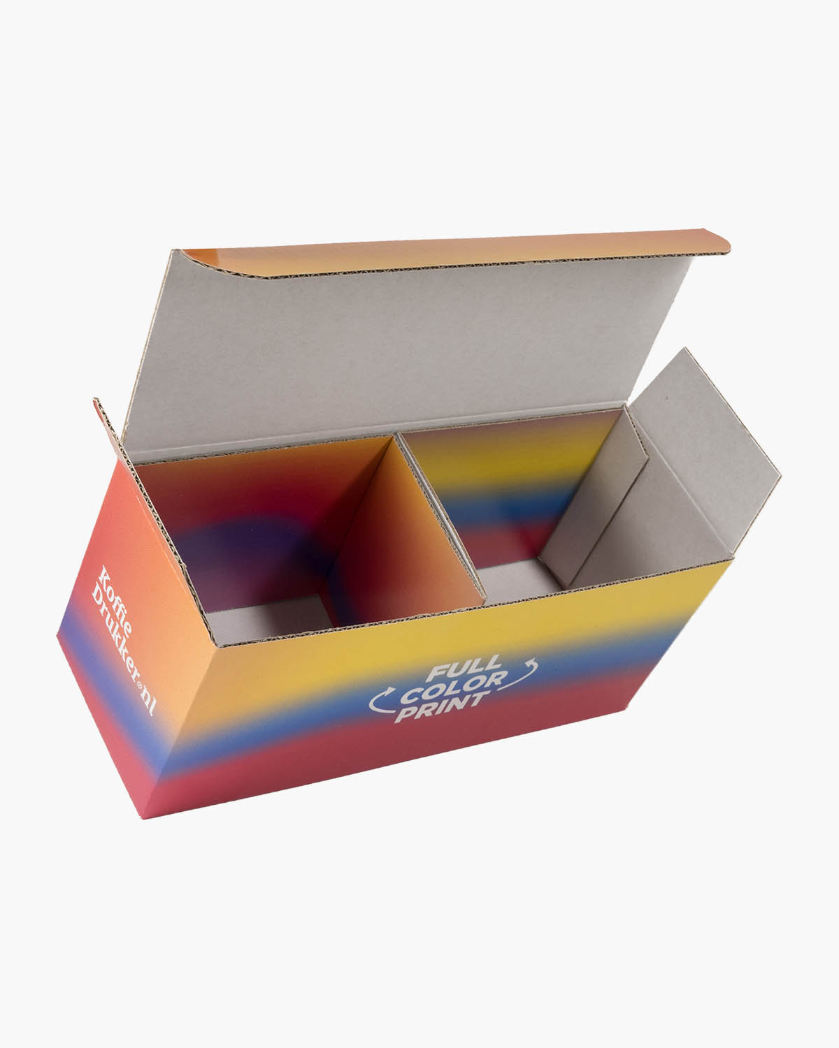 Geschenkdoos voor 2 mokken of kopjes Bedrukt (full color) sfeerfoto 1