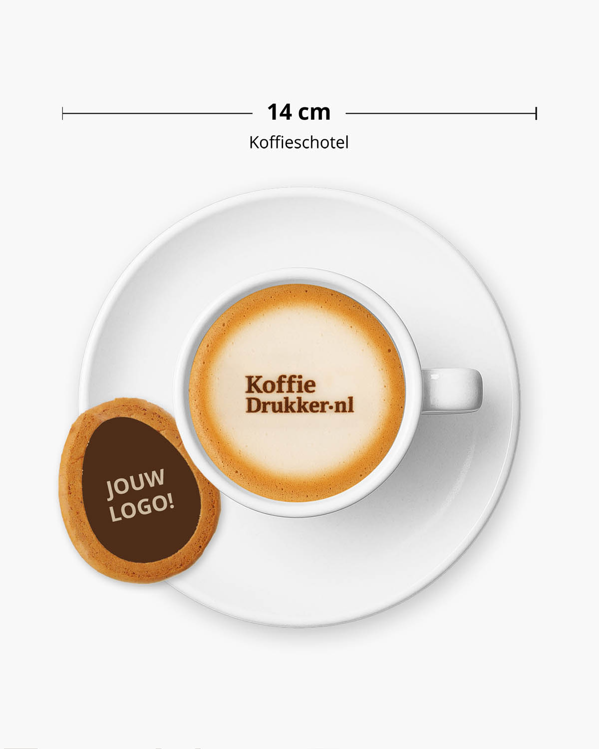 Gingerbread koekjes ovaal naturel 6 g Bedrukt (op koekje)  sfeerfoto 1