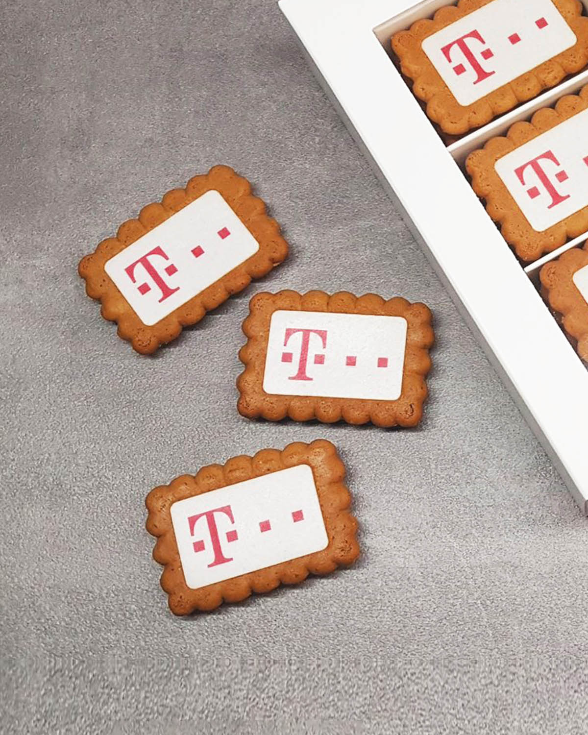 Gingerbread koekjes chocolade zeezout 5 g Bedrukt (op koekje)  sfeerfoto 6