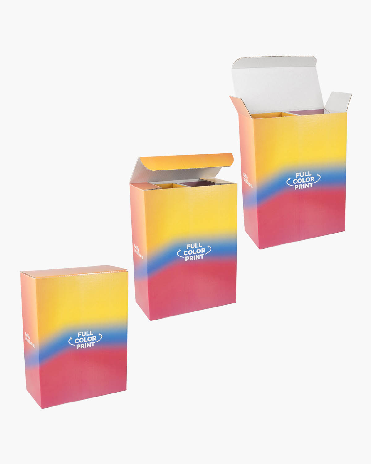 Geschenkdoos voor 2 glazen Bedrukt (full color) sfeerfoto 4
