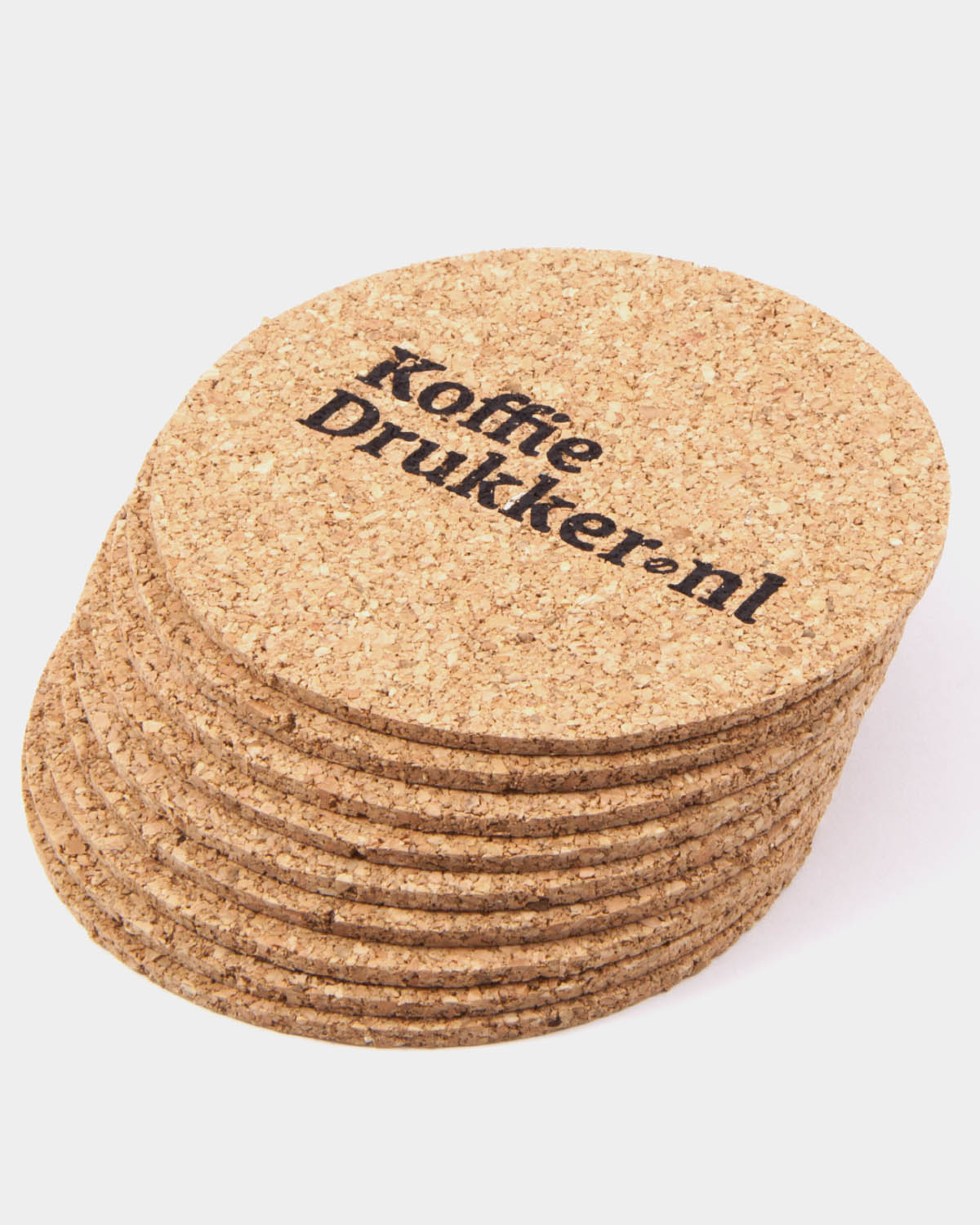 Onderzetters van kurk rond Ø 10 cm Bedrukt (1 kleur) sfeerfoto 2