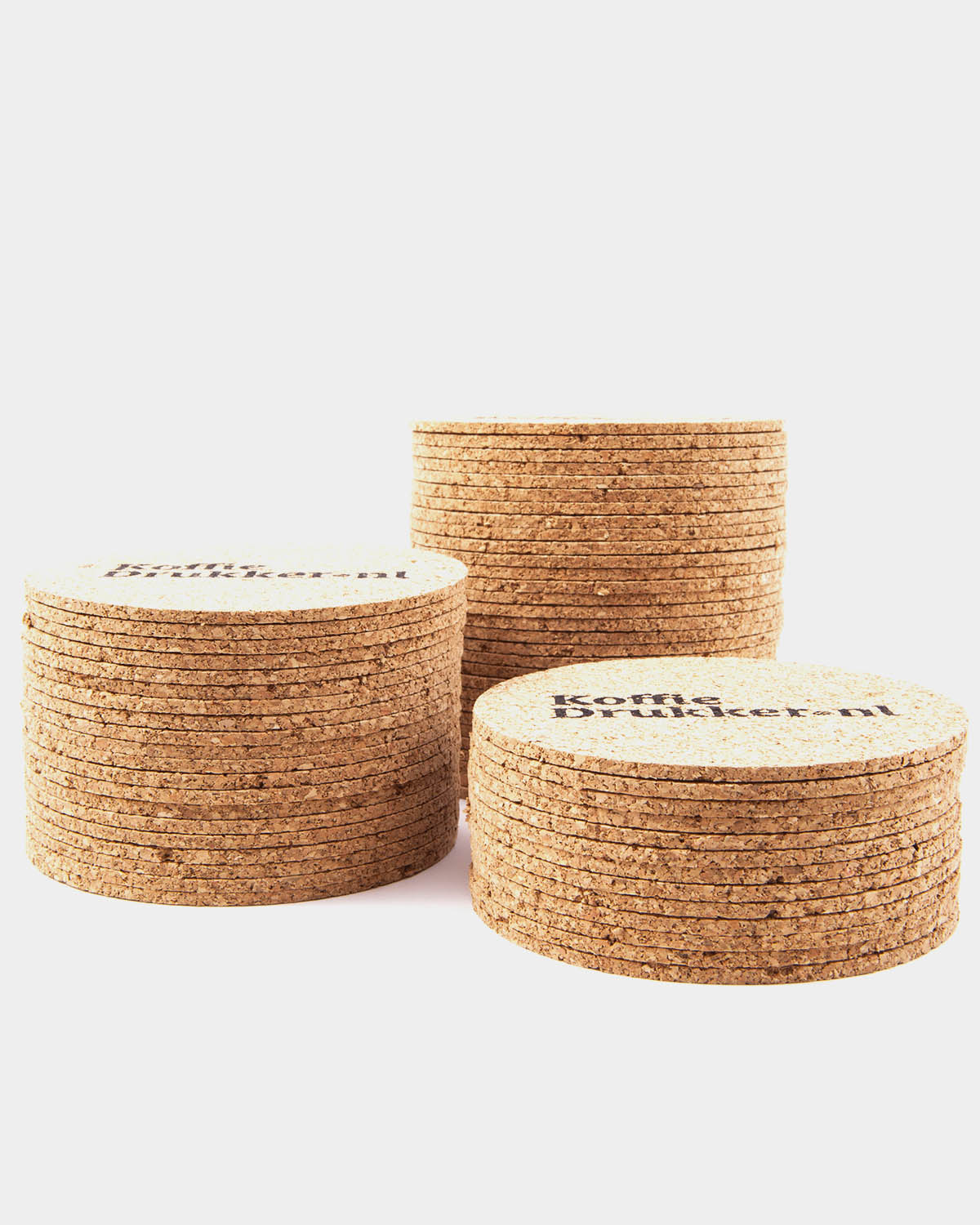 Onderzetters van kurk rond Ø 10 cm Bedrukt (1 kleur) sfeerfoto 3