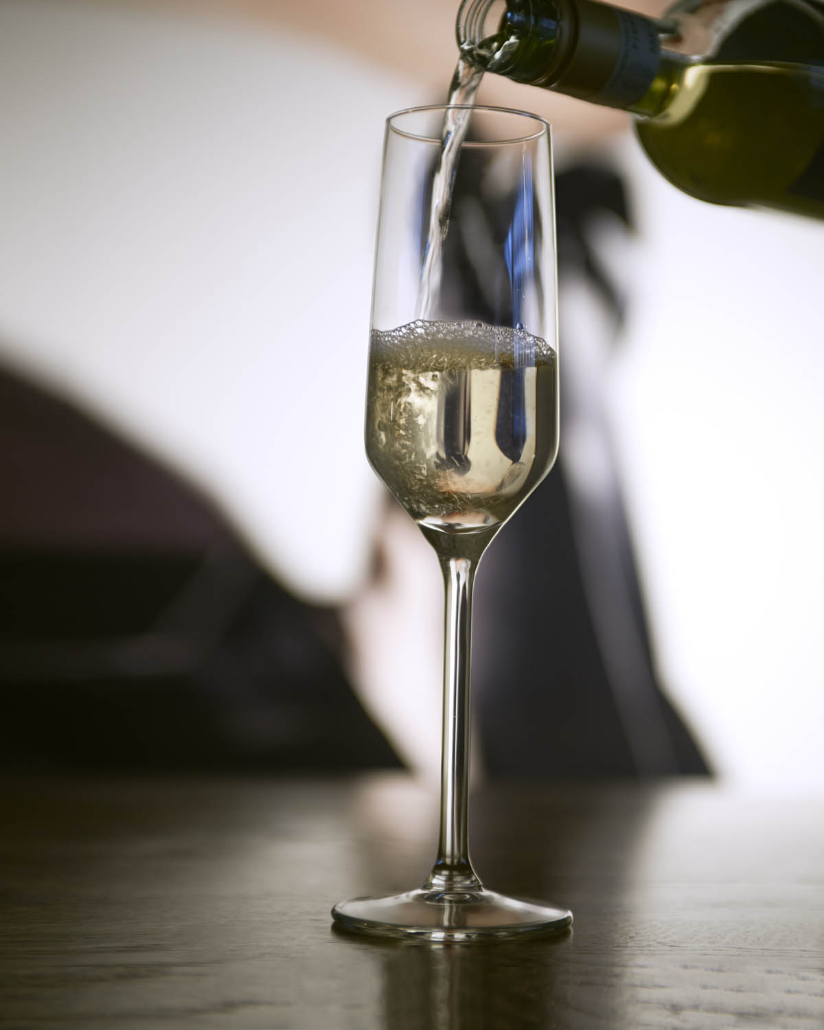 Carrie champagneglas 220 ml Bedrukt of Lasergravure  of Gravurelook  sfeerfoto 3