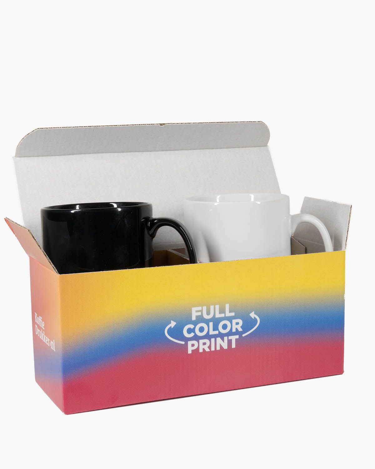 Geschenkdoos voor 2 mokken of kopjes Bedrukt (full color) sfeerfoto 3