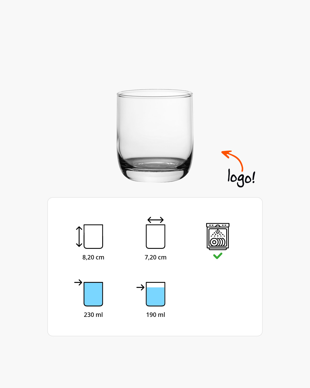Lisa tumbler 230 ml Bedrukt of Lasergravure  of Gravurelook  sfeerfoto 1