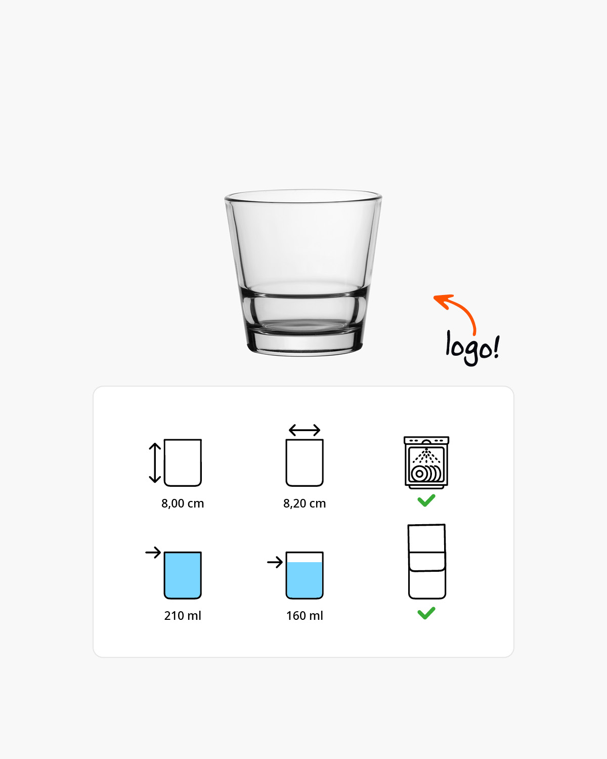 Logan tumbler 210 ml Bedrukt of Lasergravure  of Gravurelook  sfeerfoto 2