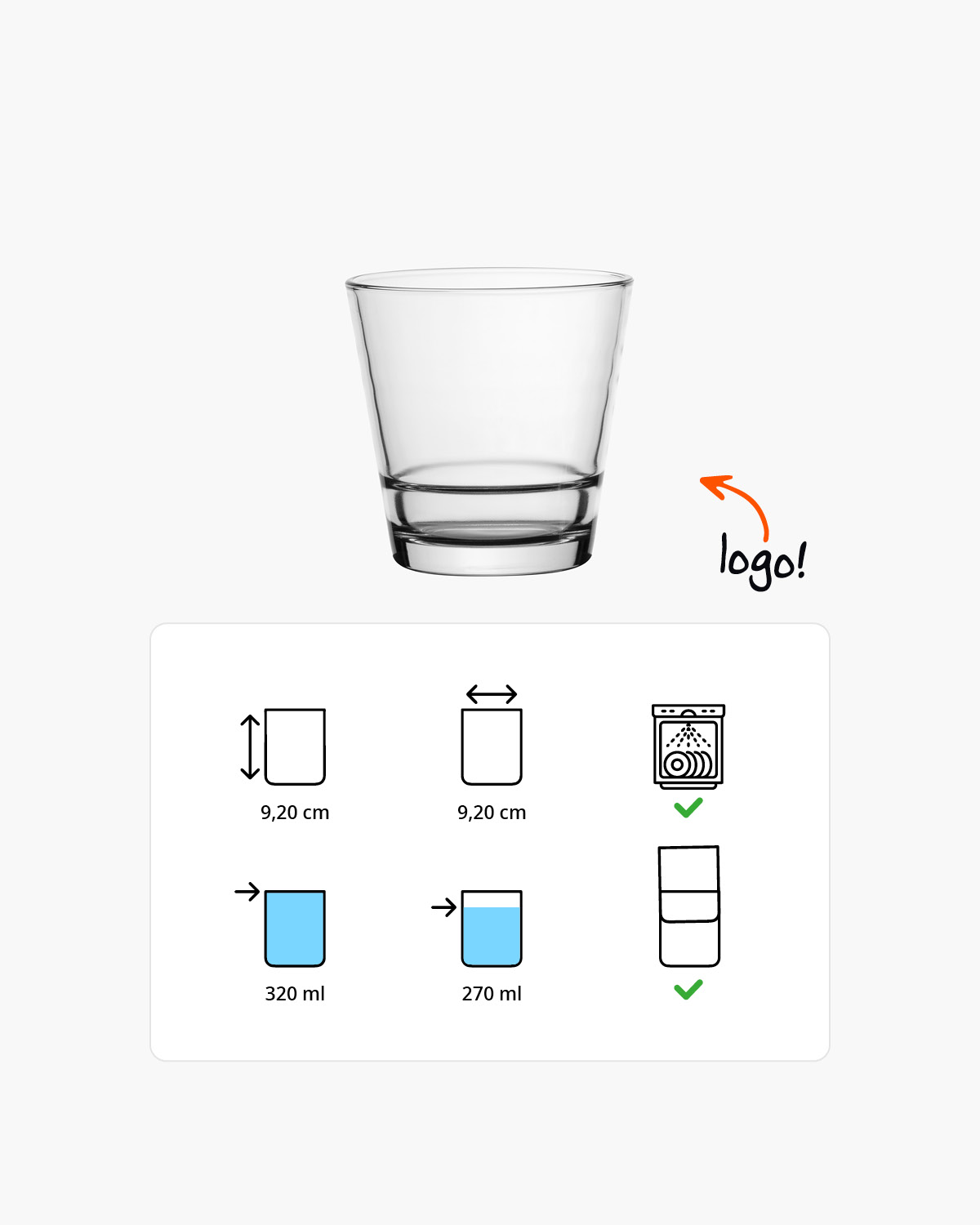 Logan tumbler 320 ml Bedrukt of Lasergravure  of Gravurelook  sfeerfoto 2