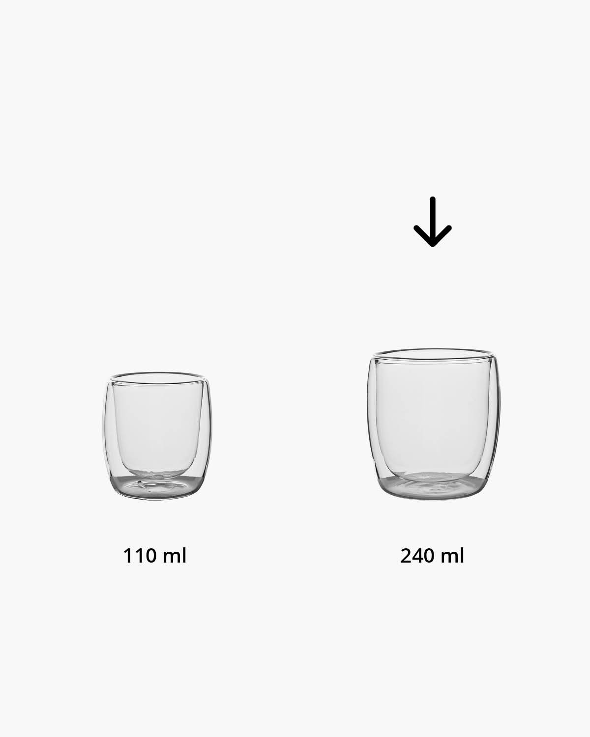 Lorenzo dubbelwandig glas 240 ml Gravure (zandstralen)  of Bedrukt (1 kleur)  sfeerfoto 2
